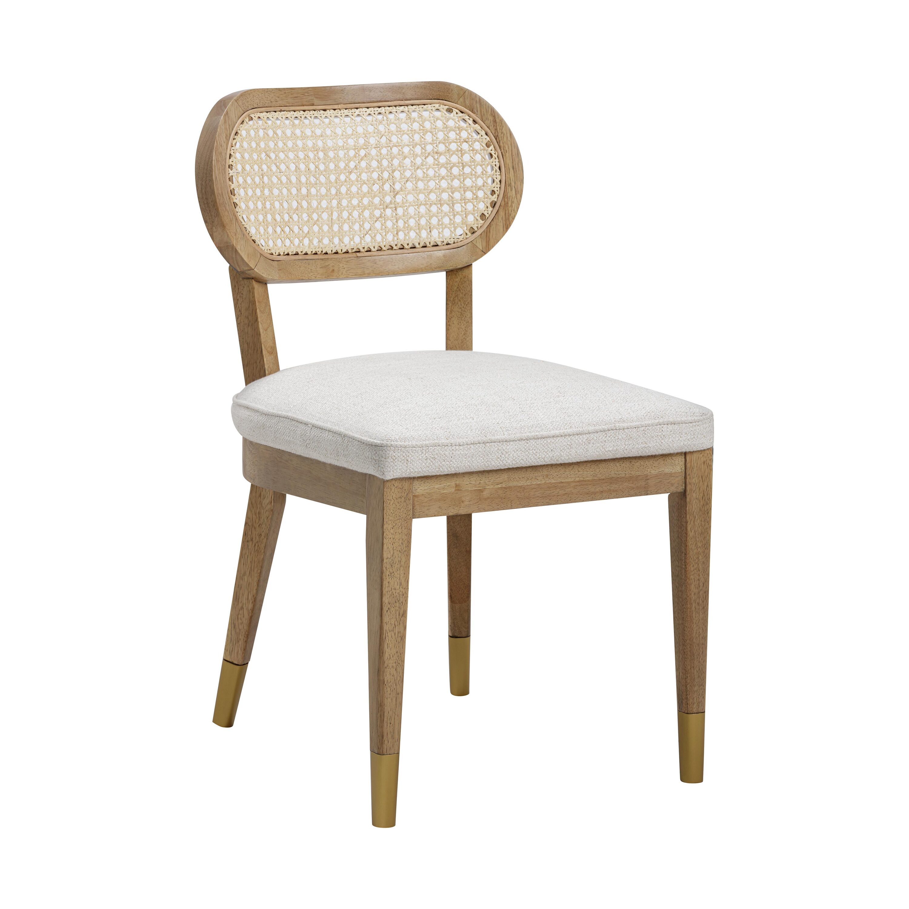 TOV Furniture TOV-D54265 Cosette Polyester/Polyester Blend Upholstered Dining Side Chair (Wood Frame)
