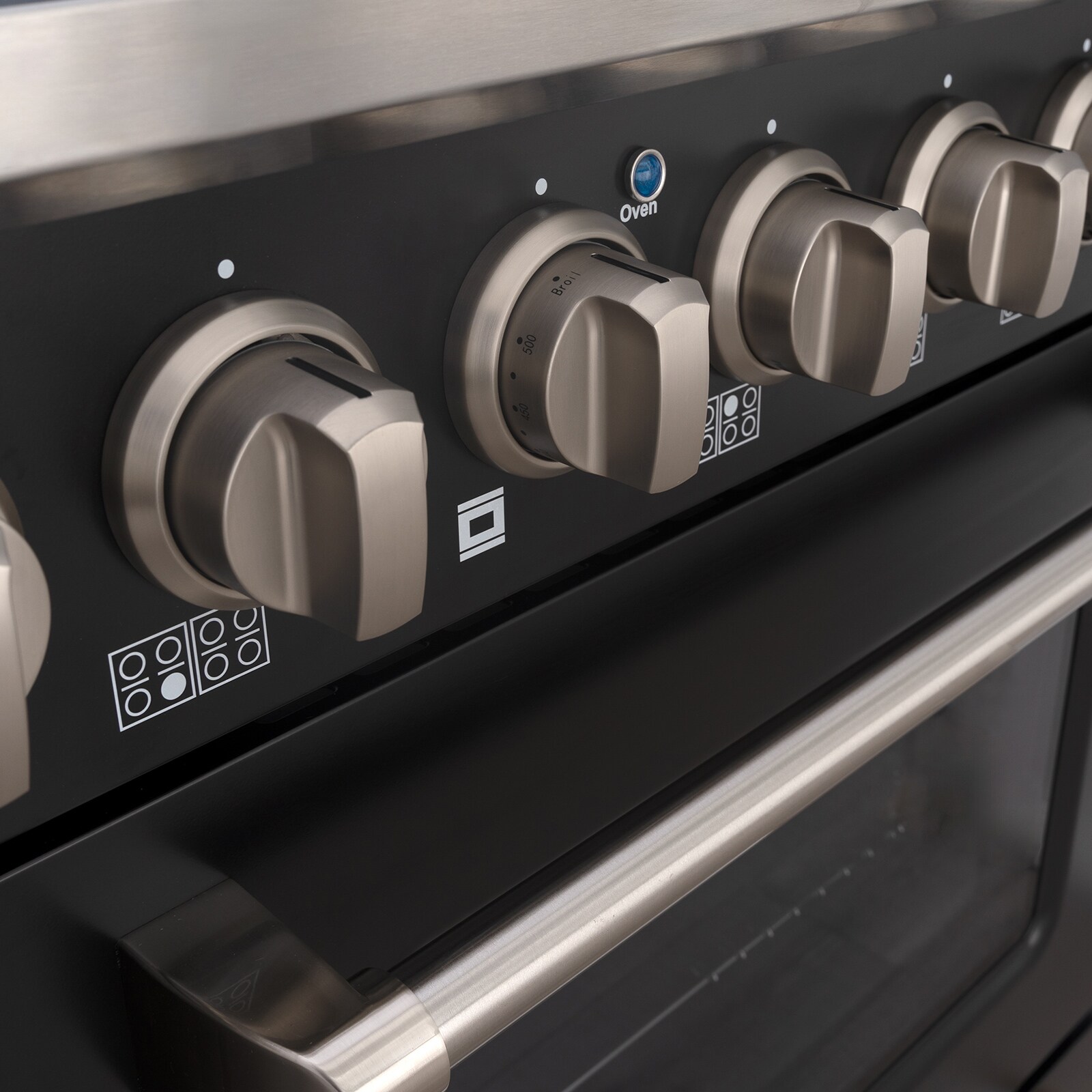 Akicon AK-JK48A1-BS Double-Oven-Gas-Ranges - View #4