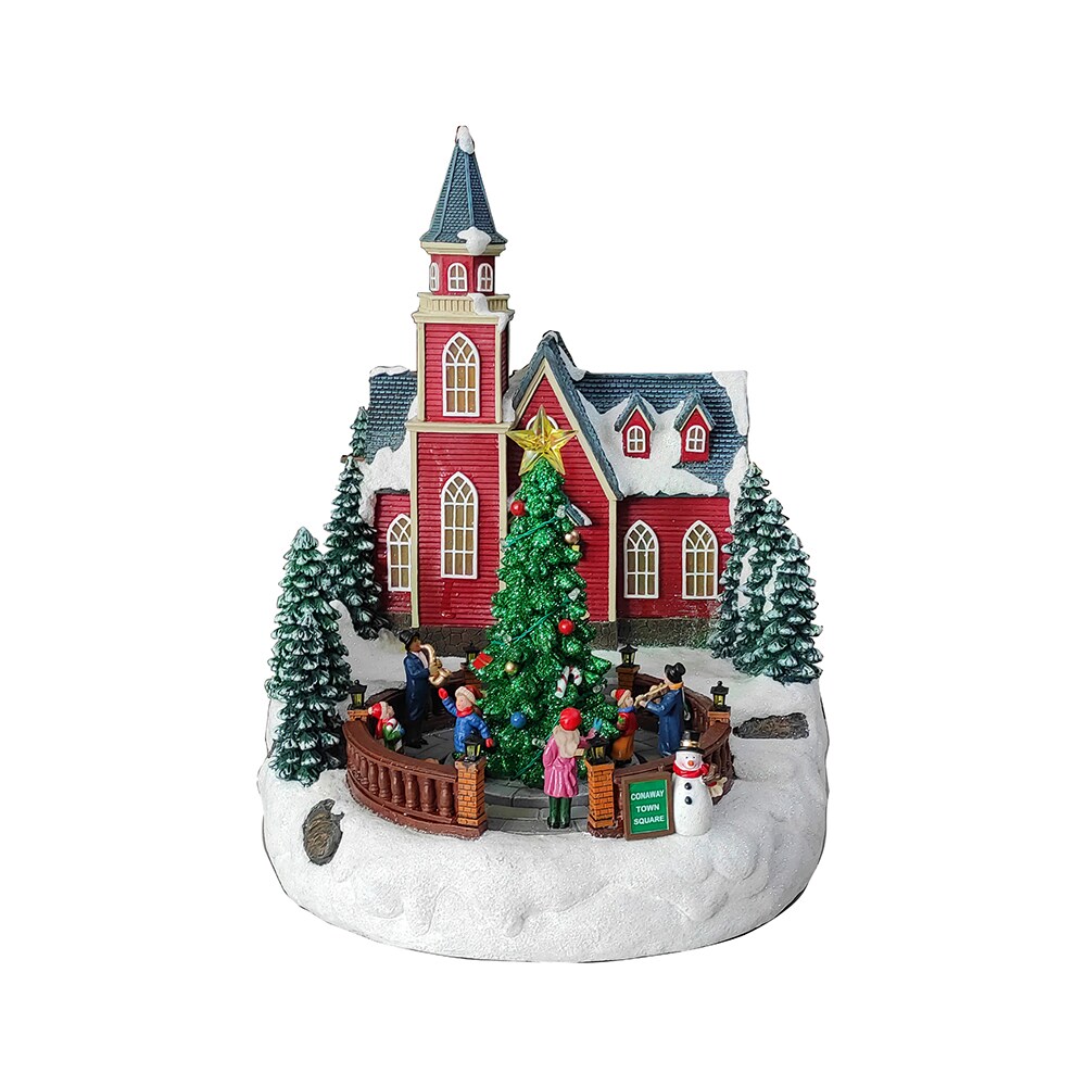 Holiday Living Conaway Town Square #2127184 LED Musical Motion Activated 8 Songs shops