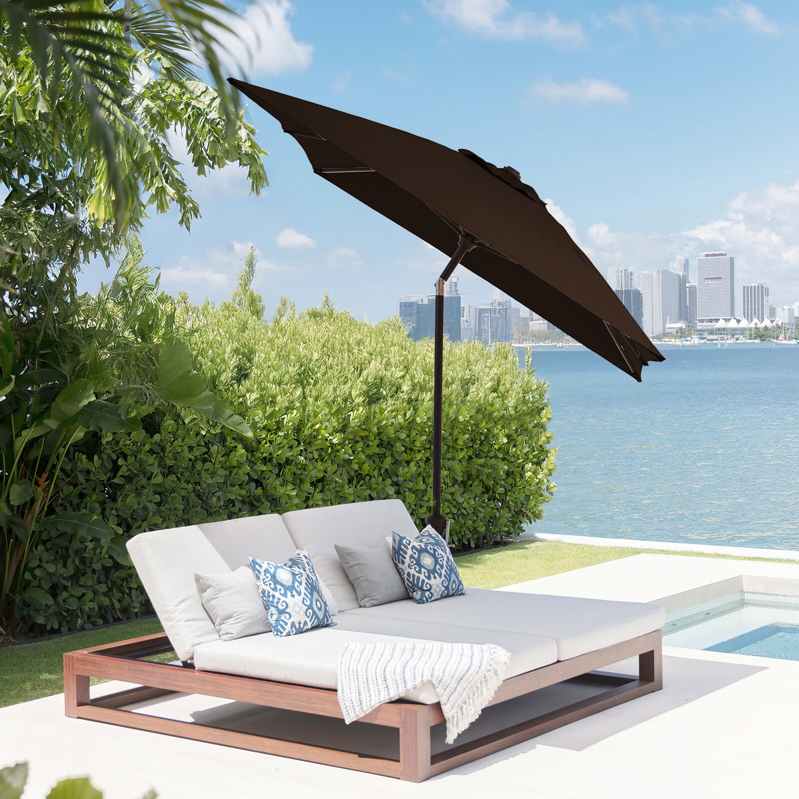 JEAREY JE-QTZZS-6.5X10FT-BR Umbrellas-2 - View #2