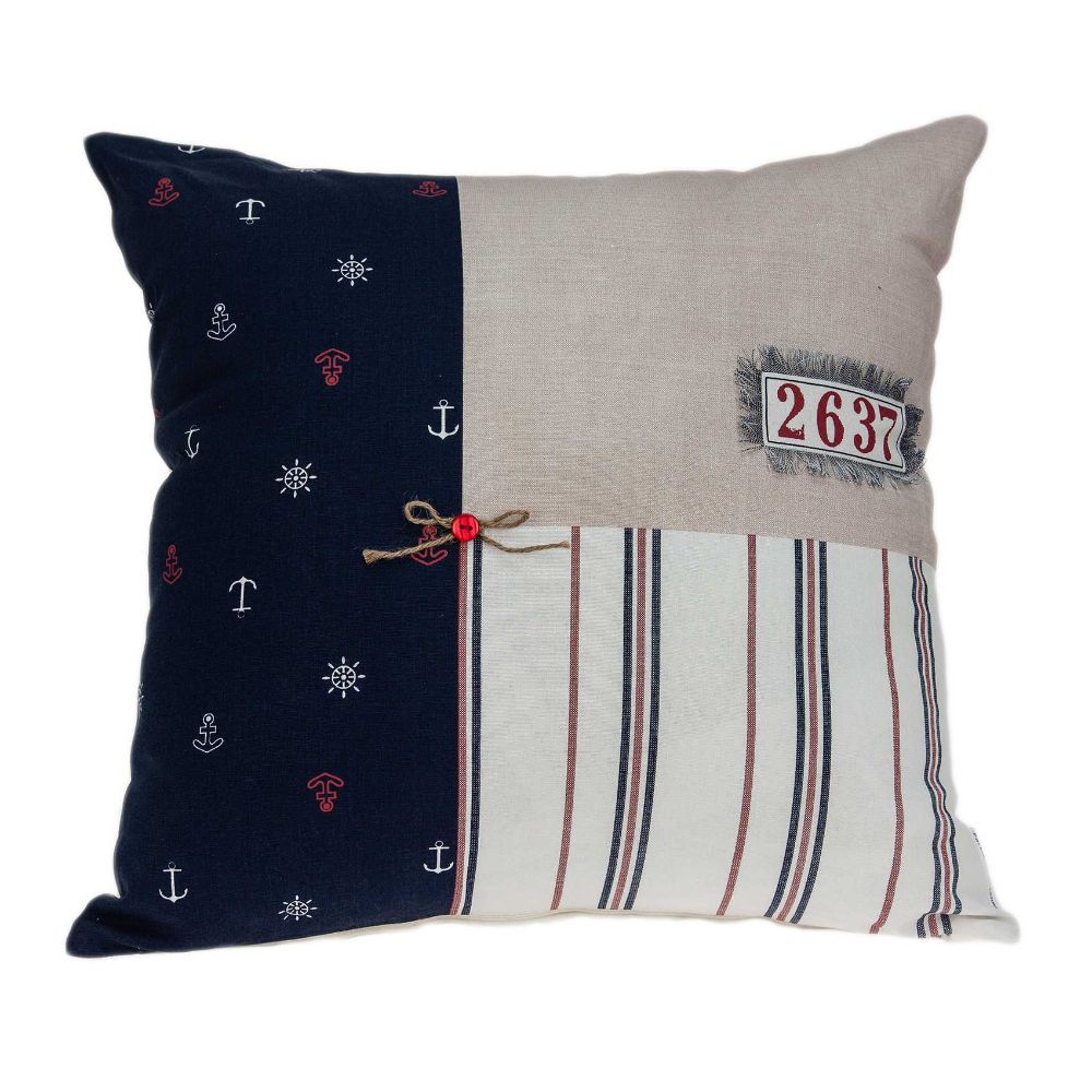 HomeRoots 333942 Jordan Multicolor Standard Cotton Pillow Case