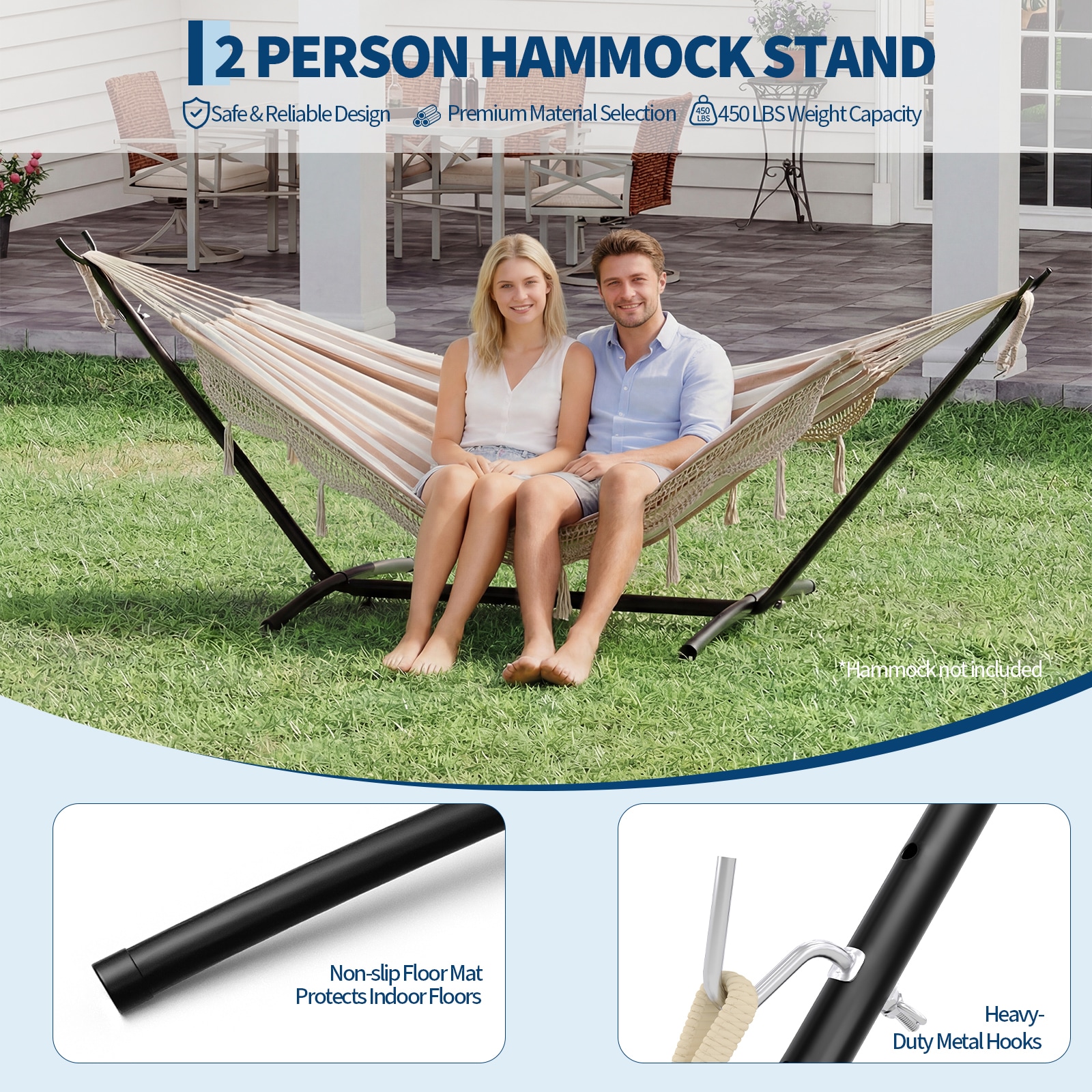 Garvee LMY-PPG-3445HKLD Hammock-Stands - View #7