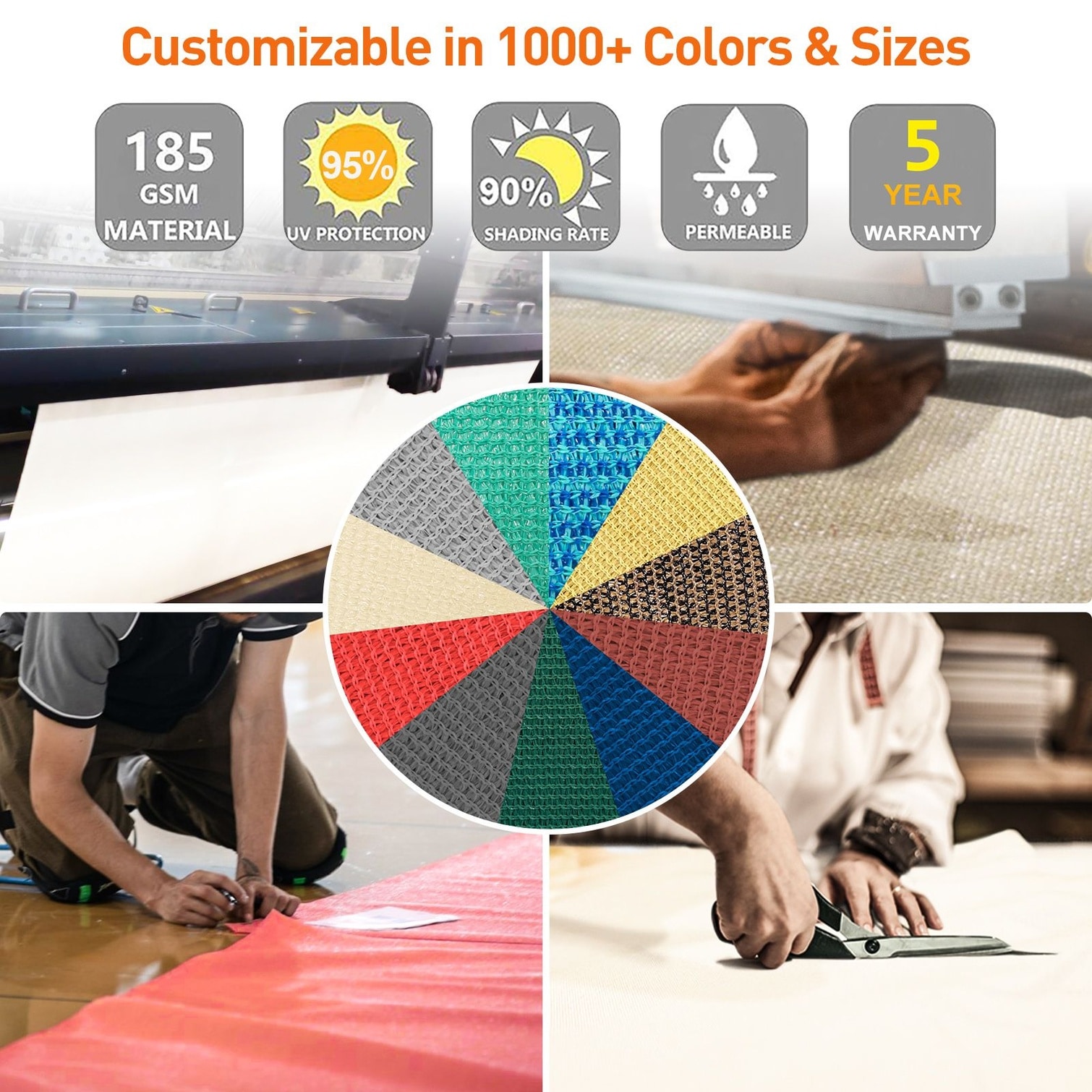 SunJet XGETAJTDJELB Shade-Sails-Fabric - View #4