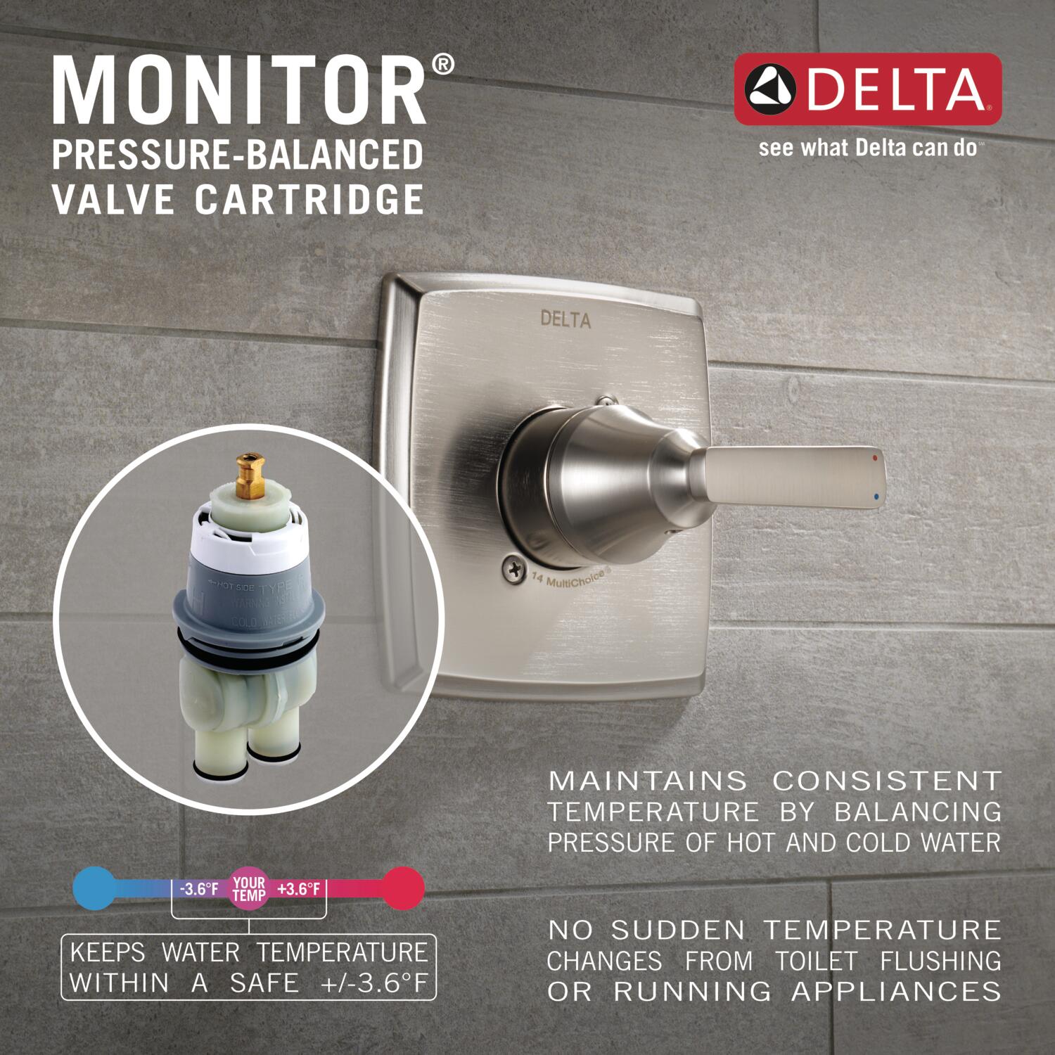 Monitor® 14 Series Tub & Shower in Brushed Nickel