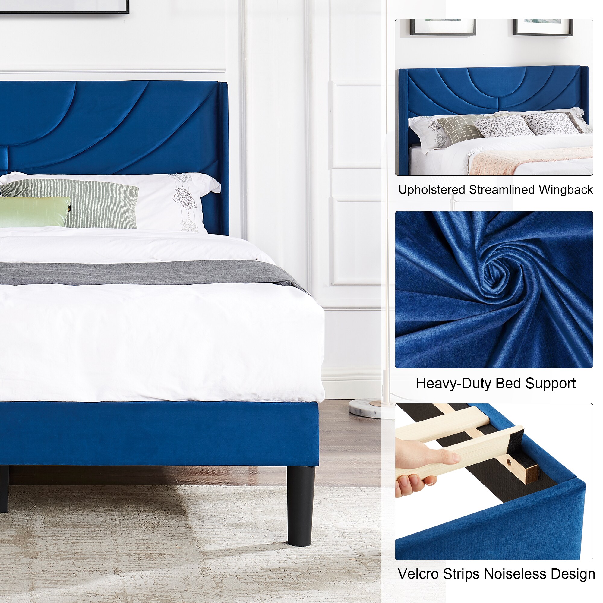 Vecelo LOE-CY-FB07-DBLU beds - View #8