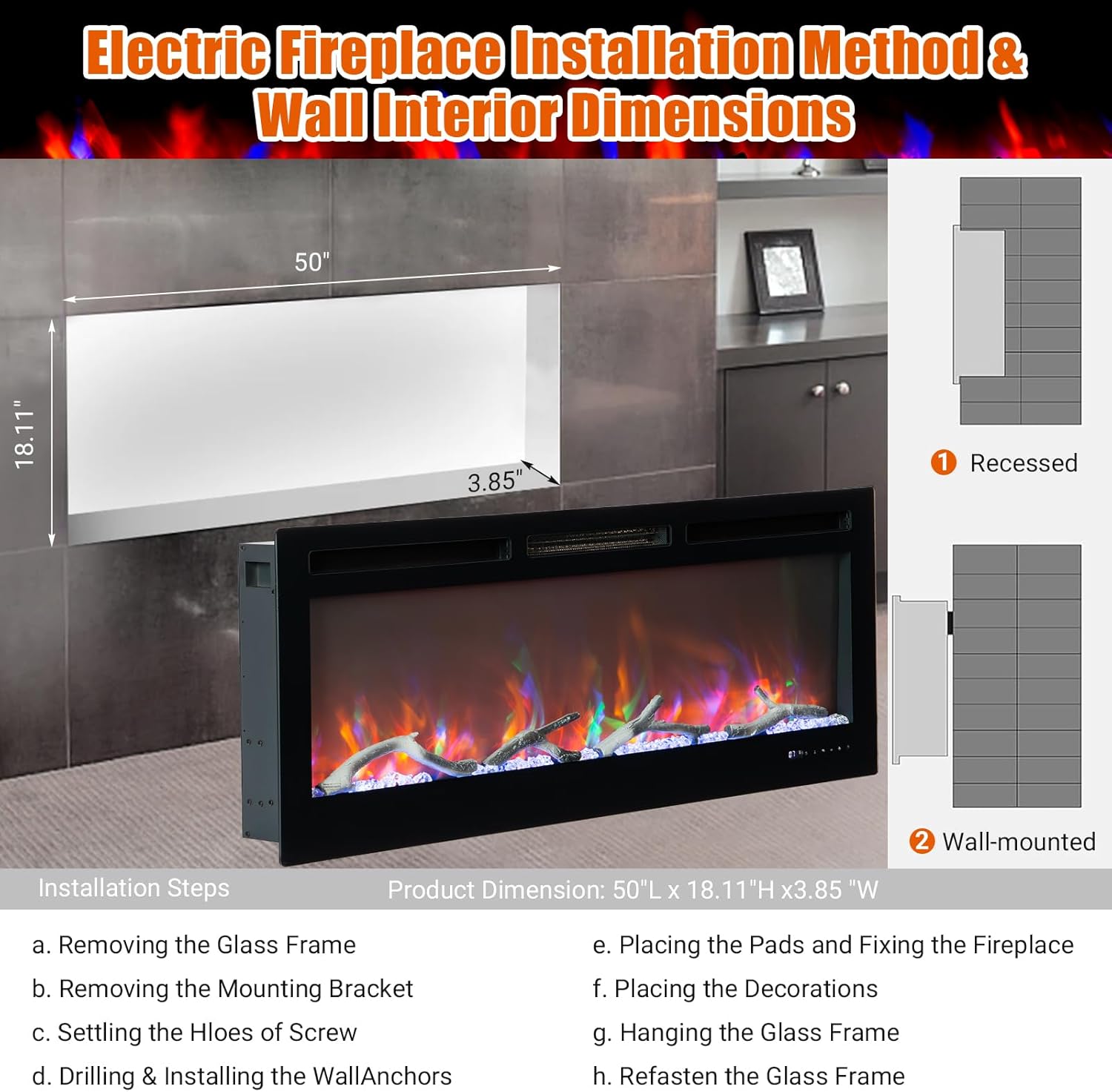 Garvee GWPHO-333HTO0Y Electric-Fireplaces - View #5