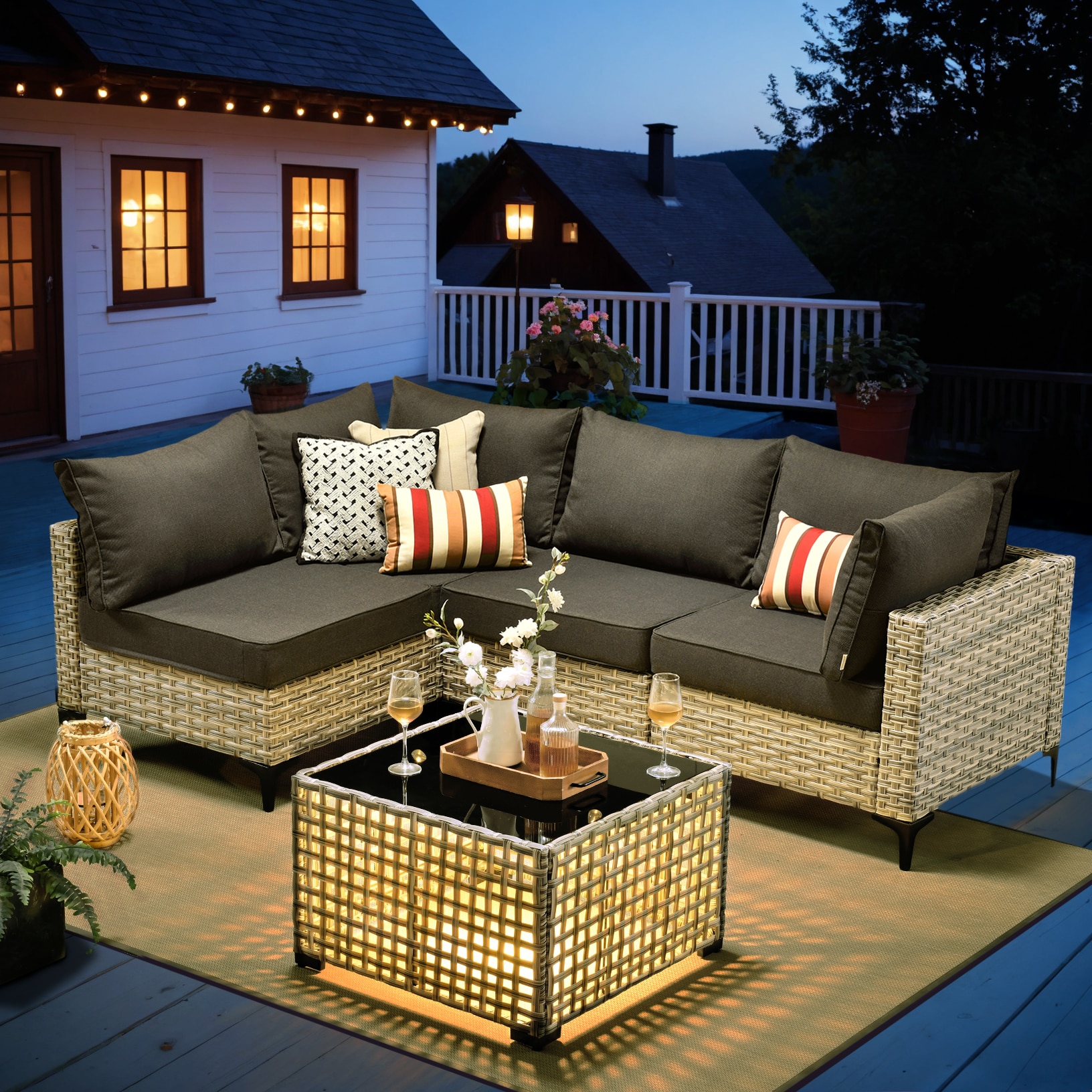 Ovios SK105 Patio-Conversation-Sets - View #2