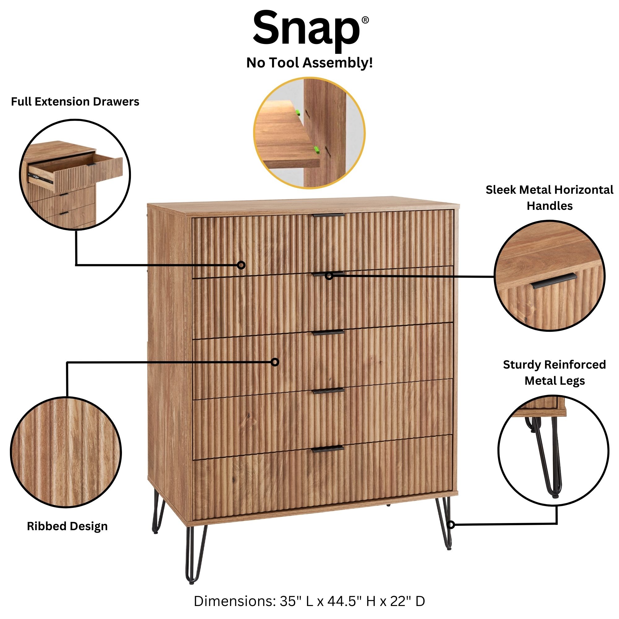 Manhattan Comfort DR002-GB dressers - View #4