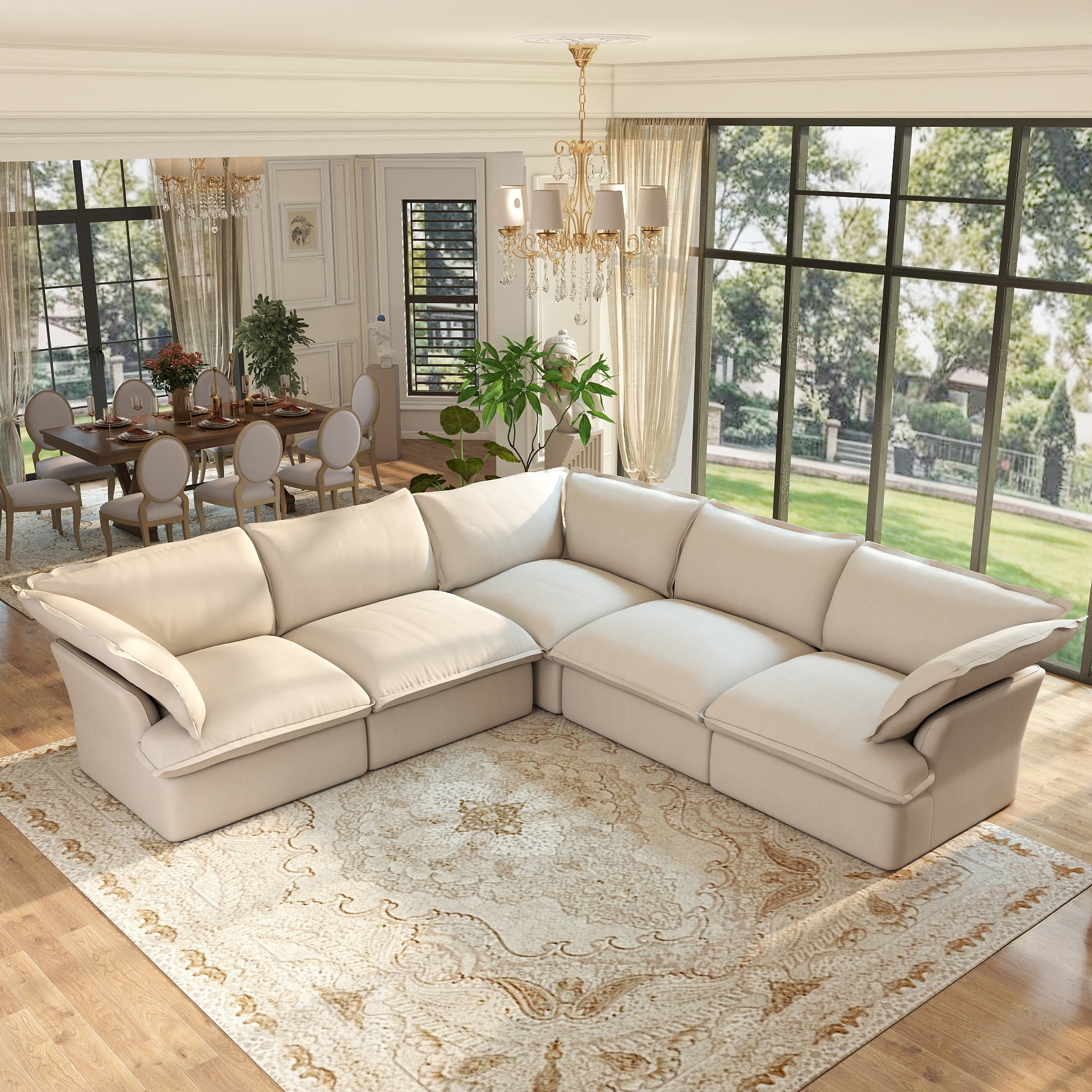 BuotiqHom DH-S5-120BE Sofas-Loveseats - View #4