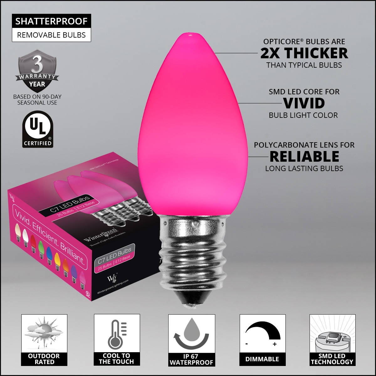 Wintergreen Lighting 74038 String-Light-Bulbs-Fuses - View #2