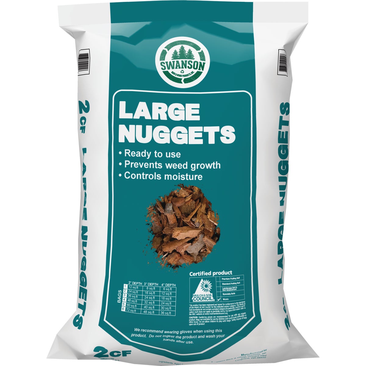 Greensmix Western Bark Mulch - 2 cubic feet bag