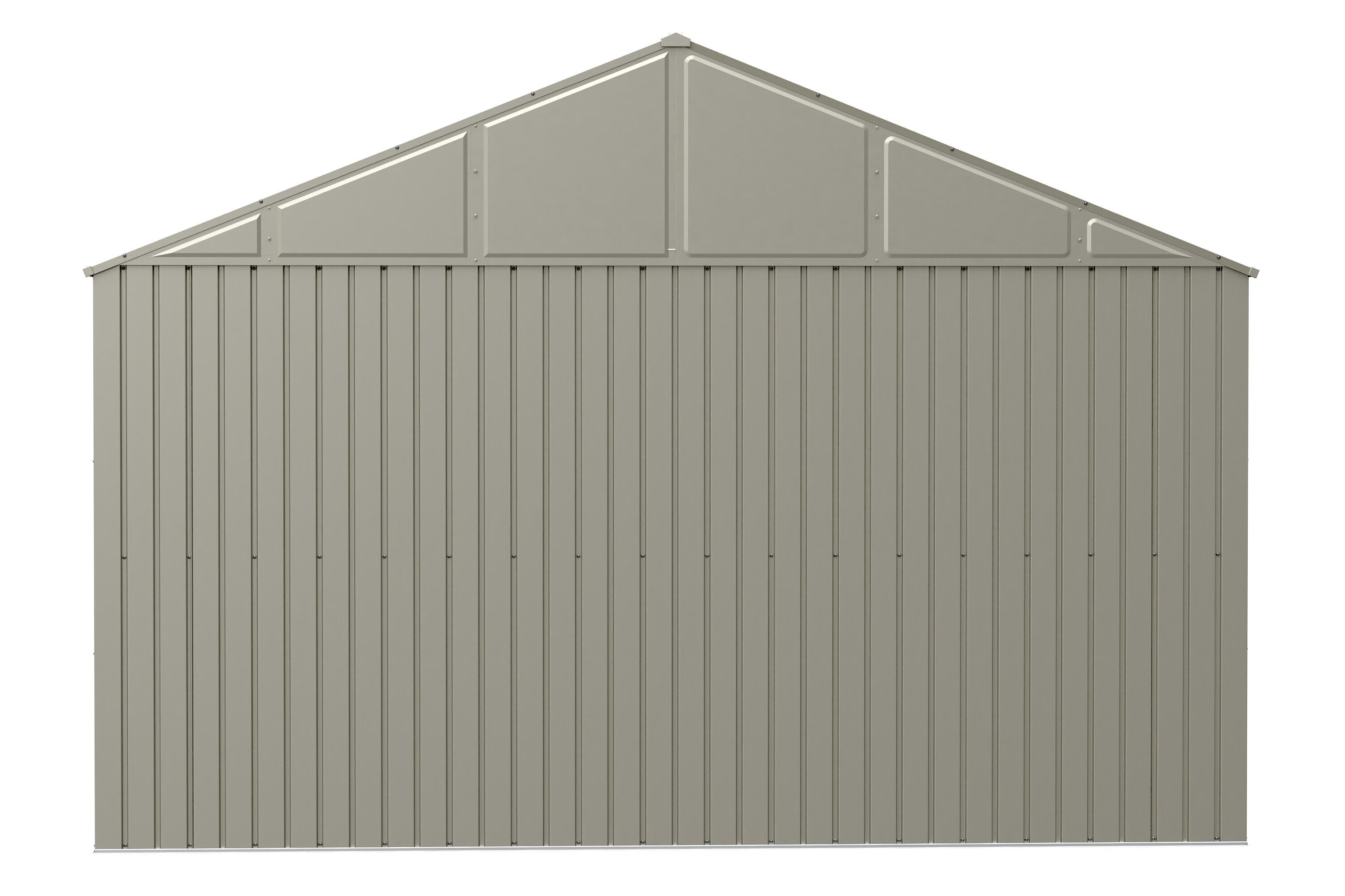 Elite 12' x 12' Cool Grey Steel Storage Shed Kit