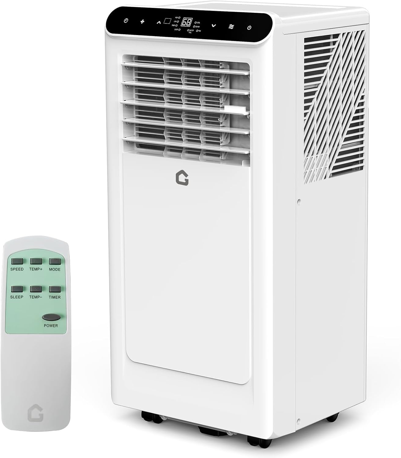 Qeetex LSAPHK337DW8VN 8000 BTU Portable Air Conditioner 4 in 1 Cooling Fan Dehumidifier and Heater with Remote Control