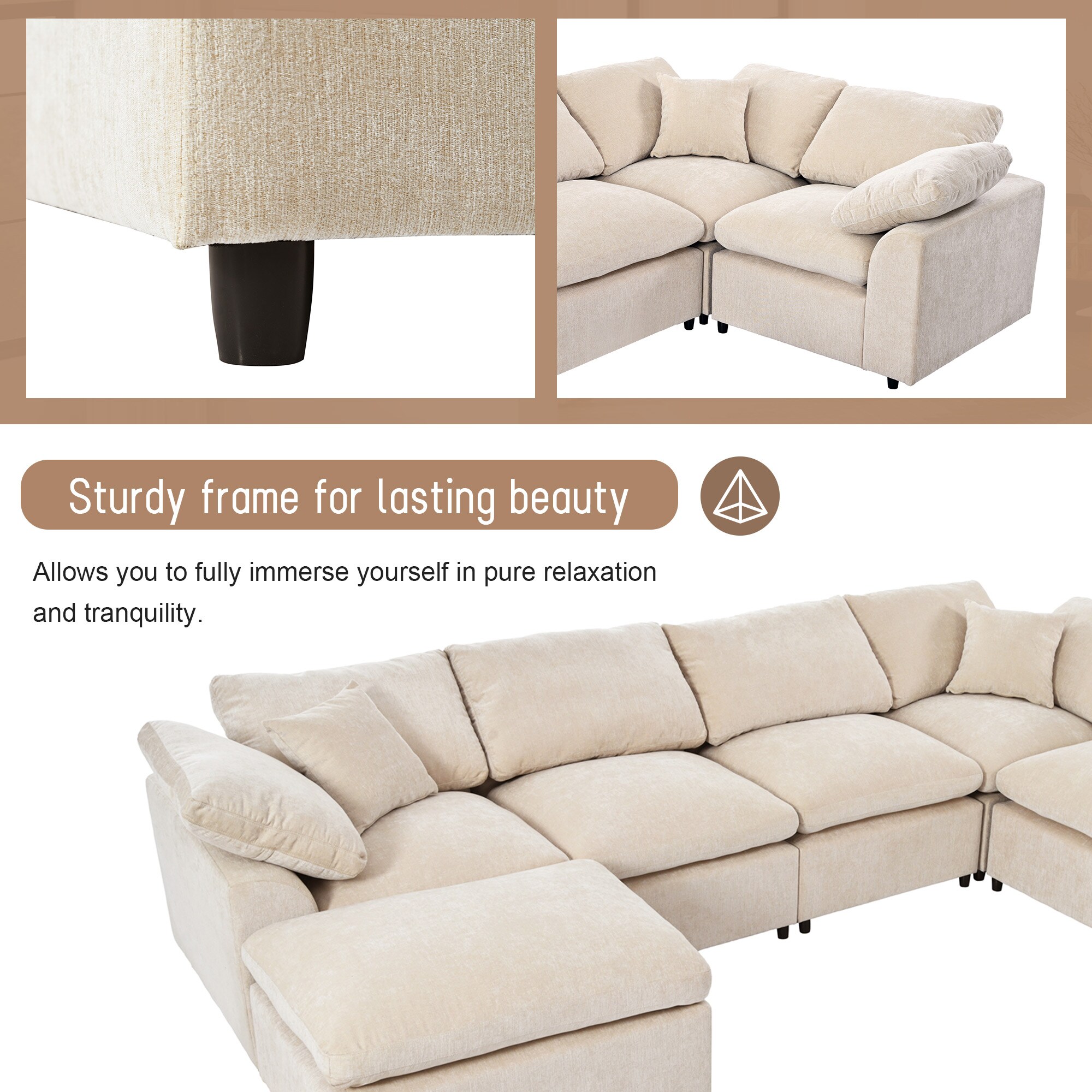 SINOFURN SYA020324BG Sofas-Loveseats - View #6