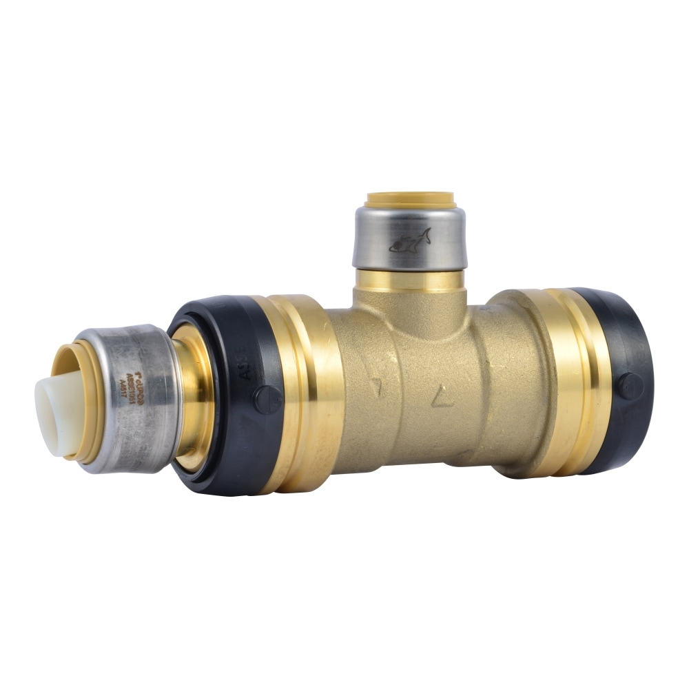 SharkBite UXL08412822 1-1/2-in x 1-in x 3/4-in Push-to-Connect Reducing Tee