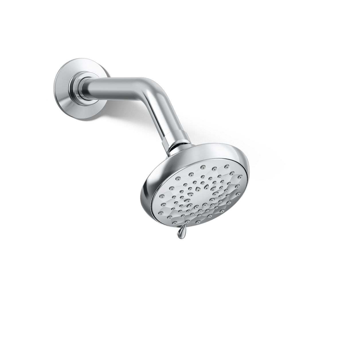 KOHLER K-72424-G-CP Awaken 3.0 -Spray Polished Chrome 4.625-in Round Fixed Shower Head 1.75 GPM
