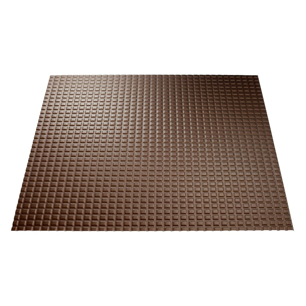 Fasade L62-28 24-in x 24-in Square Argent Bronze Patterned 15/16-in Drop Ceiling TIles