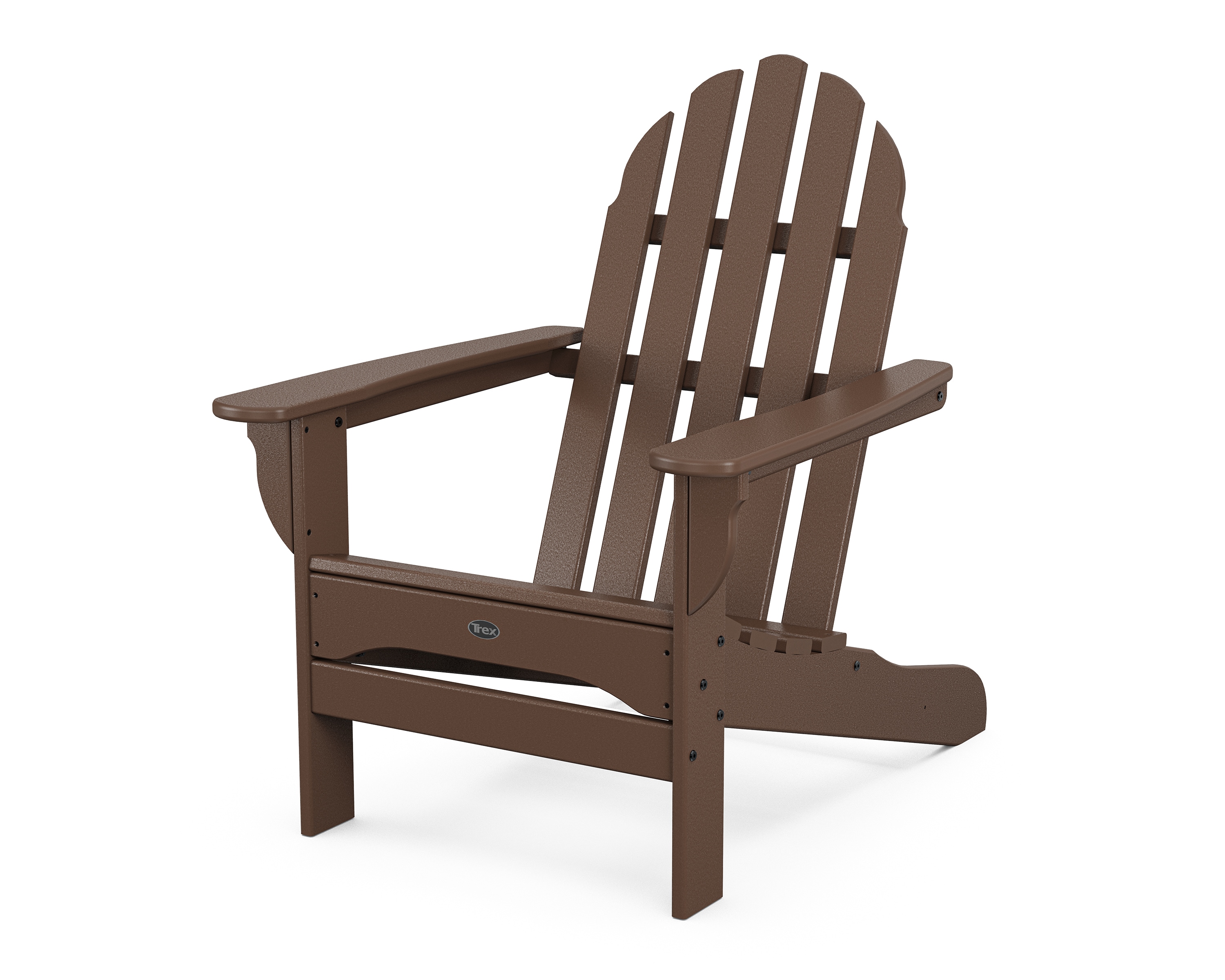 Trex Outdoor Furniture TXAD4031VL Adirondack Vintage Lantern HDPE Frame Stationary Adirondack Chair with Slat Seat