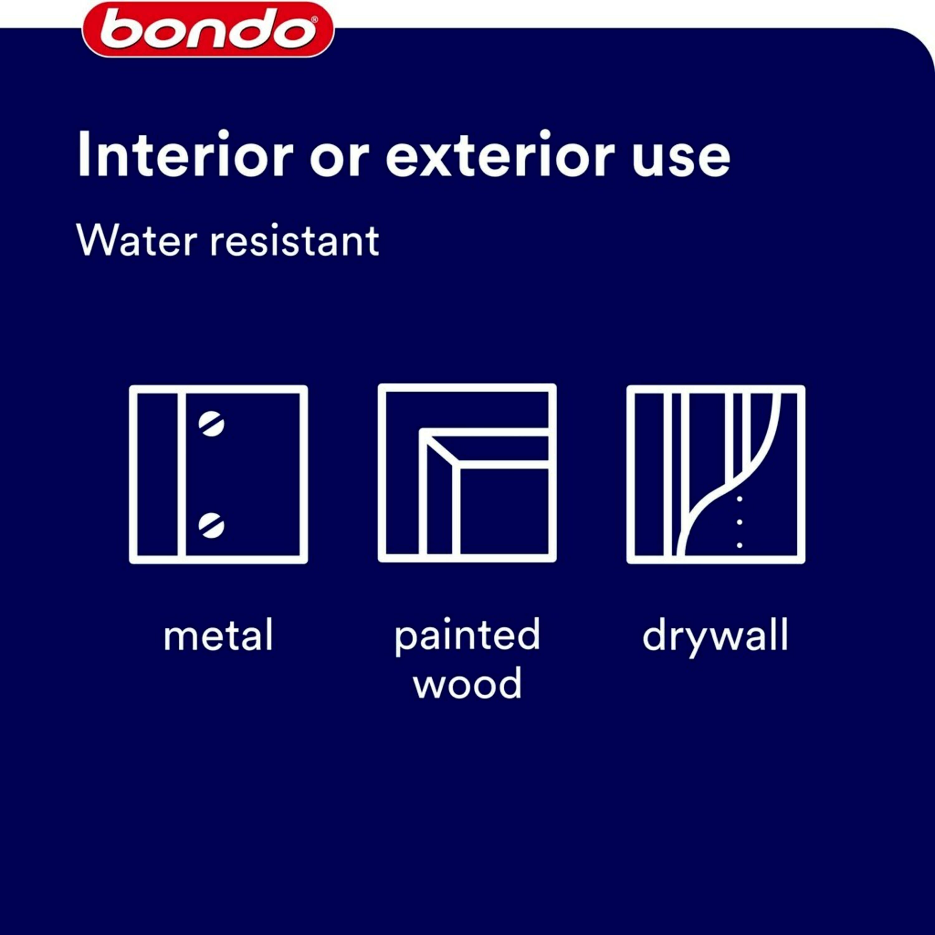 Bondo 112-oz Color-changing, Heavy Duty Interior/Exterior Gray