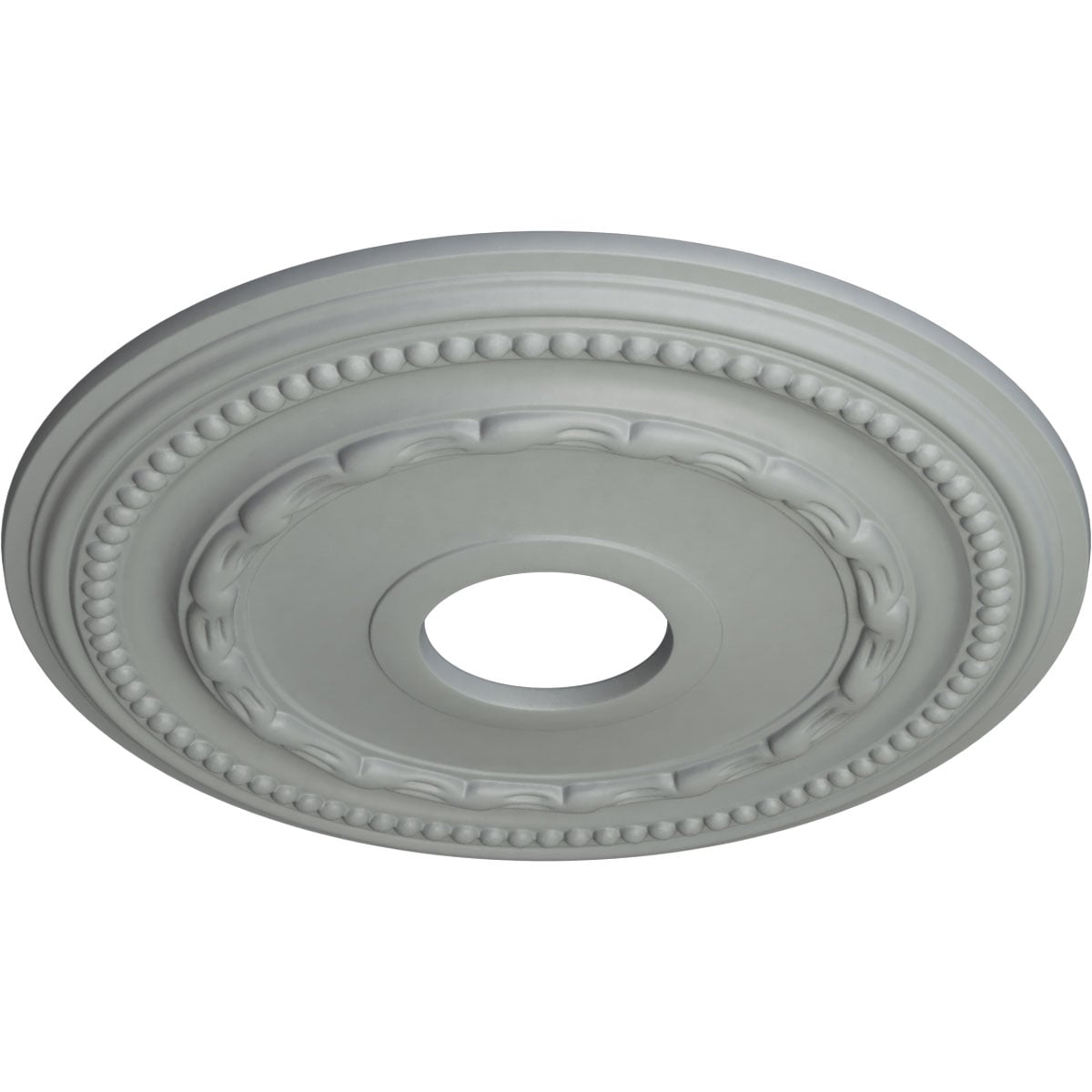 Primed White Urethane Federal Ceiling Medallion