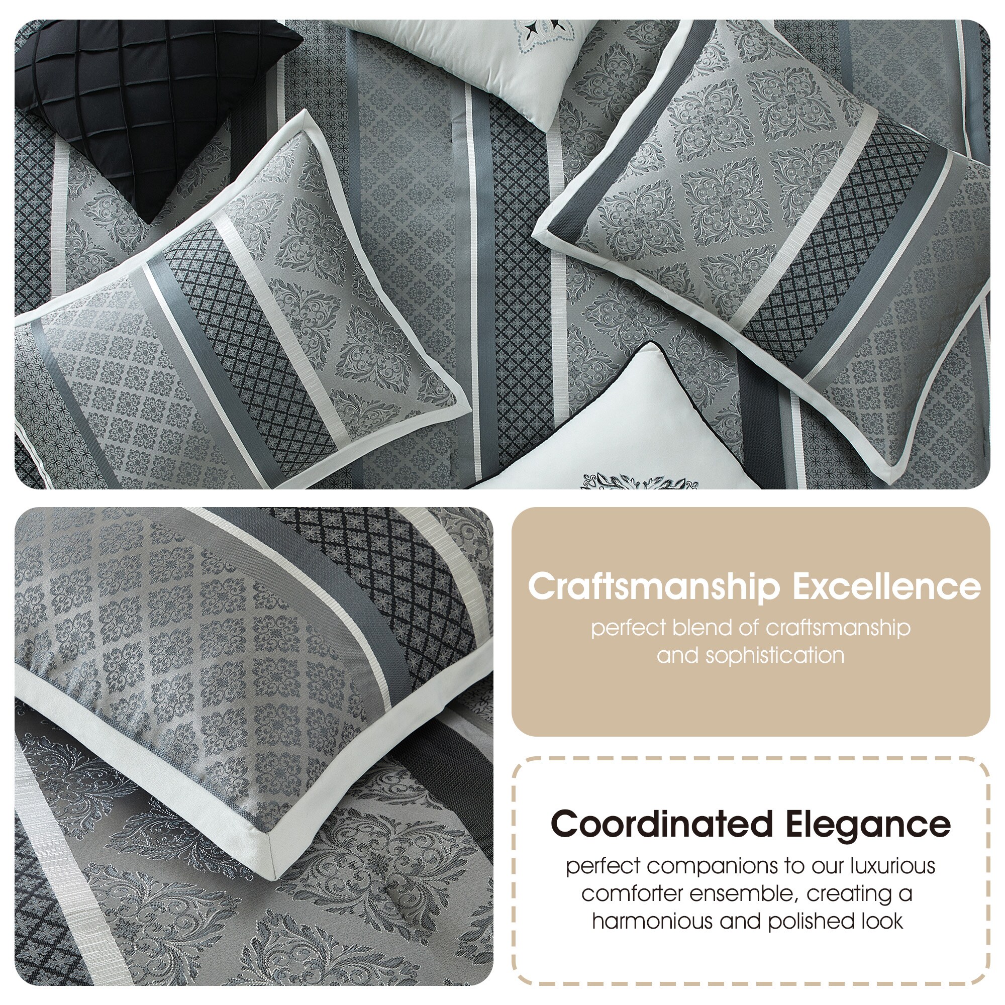 Nanshing TEFIA7-CK-GREY bedding - View #5
