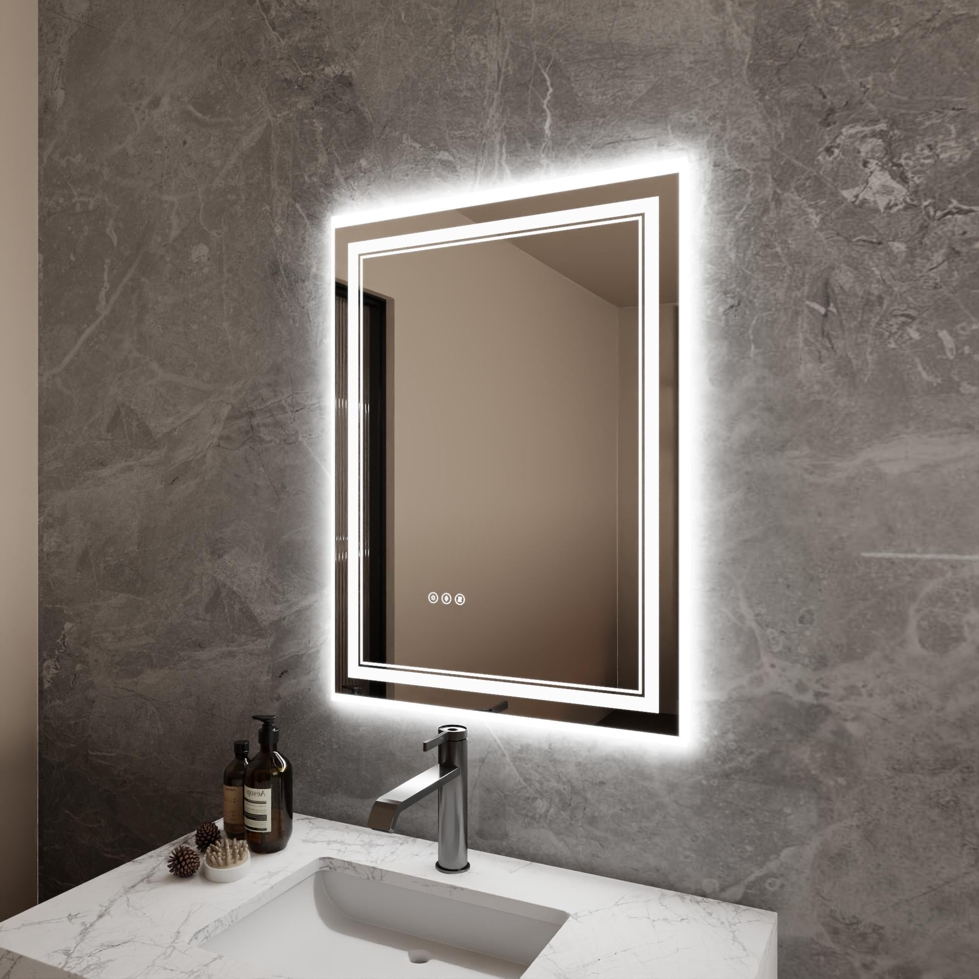 Bayfeve BFXB-12S2432-MIR Framed-Bath-Mirrors - View #2
