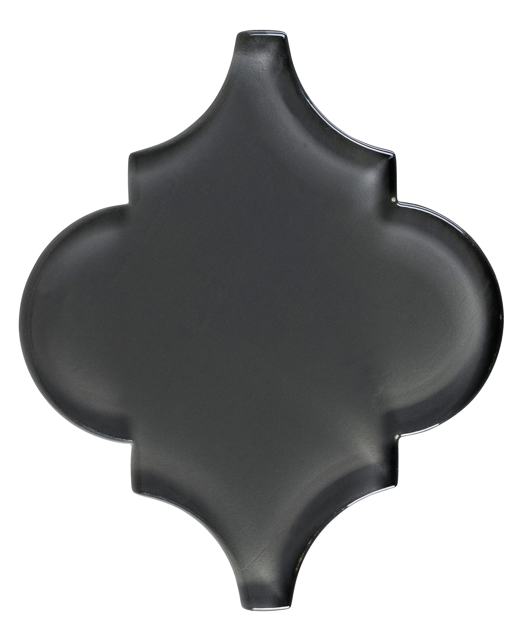 Andova Tiles ANDVIO590 VIOLA Glossy Quentin Glossy 5-in x 5-in Polished Glass Arabesque Floor and Wall Tile (4.5-sq. ft/ Carton)