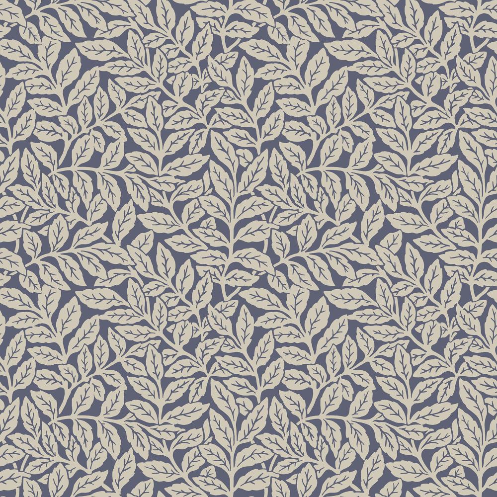 Crown M1182 CWV 56.4-sq ft Dark Blue Paper Trail Unpasted Wallpaper