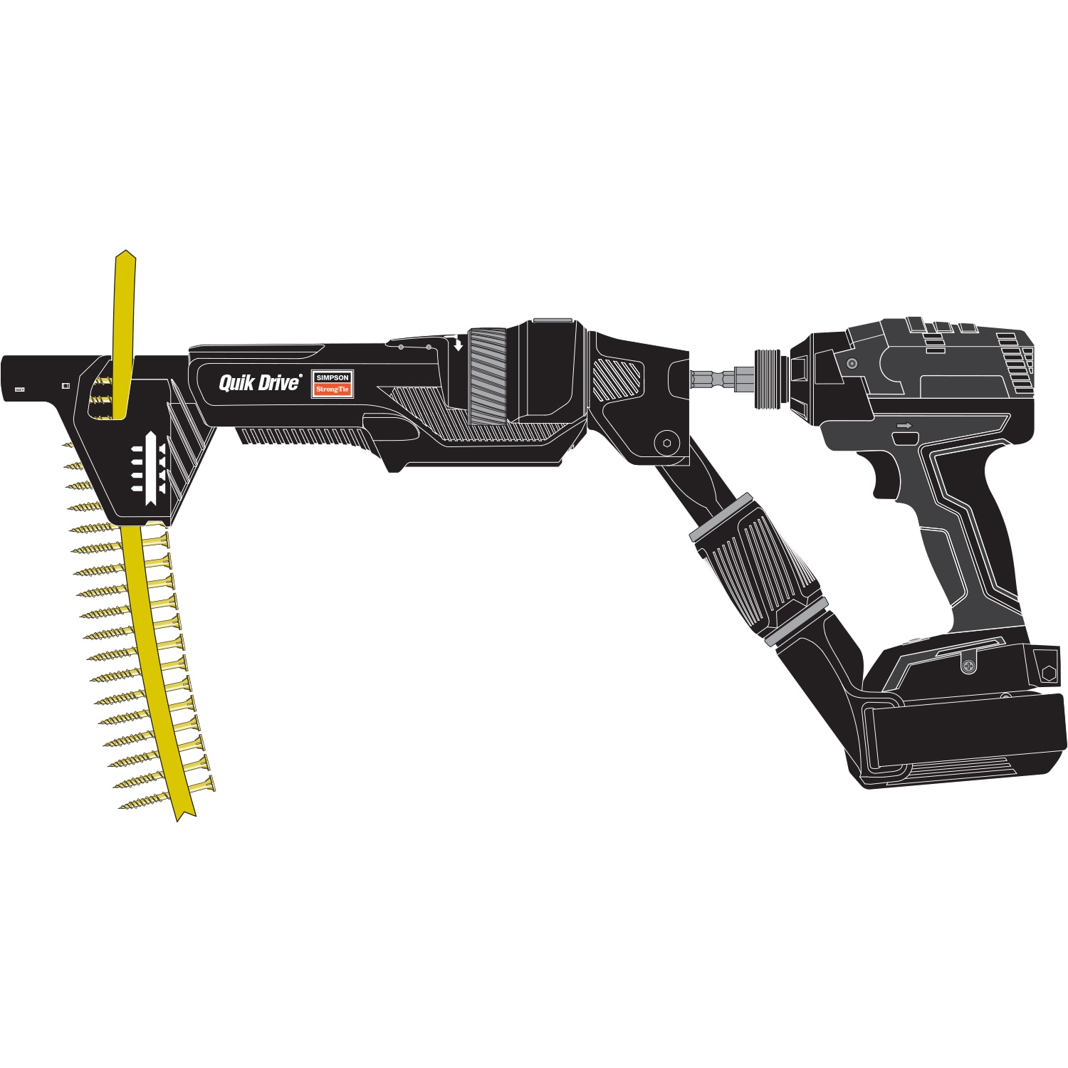 QUIK DRIVE BY SIMPSON STRONG TIE QDPROJECTPRO b100230 - View #7