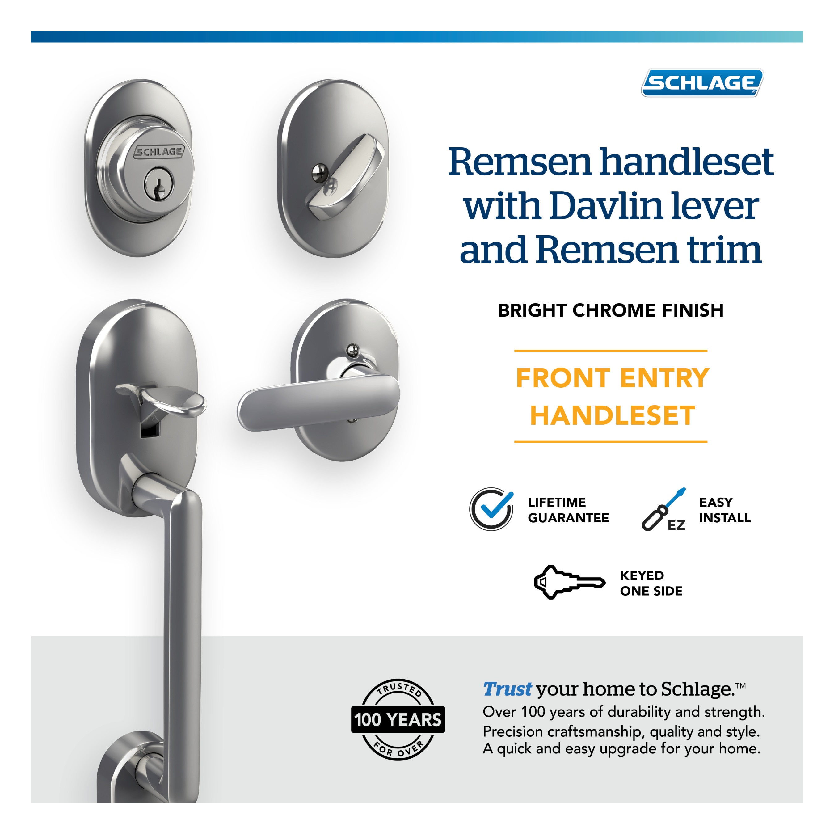 Schlage F60 RMN 625 DAV RMN handlesets - View #7