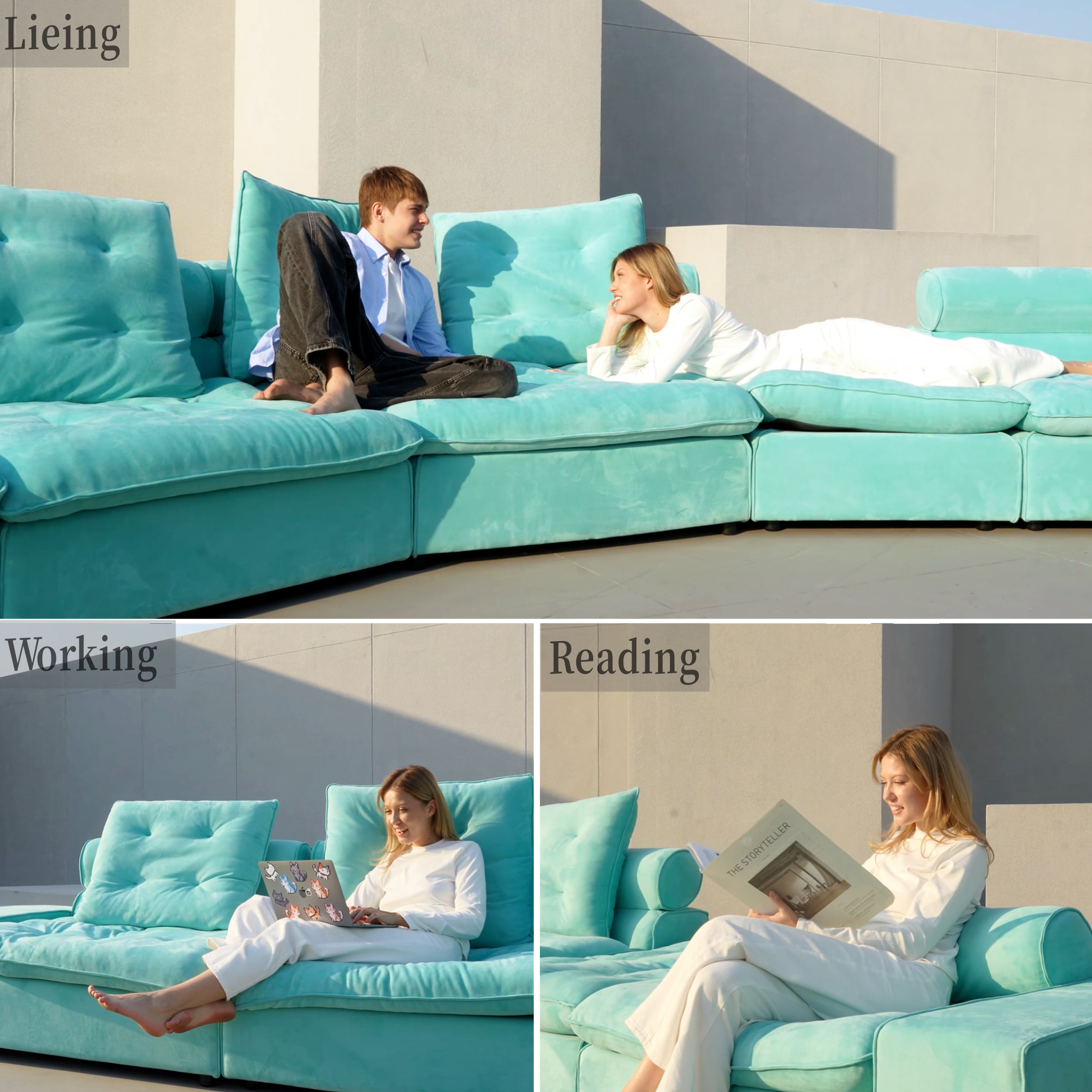 BuotiqHom DH-S2+2-136TB Sofas-Loveseats - View #2