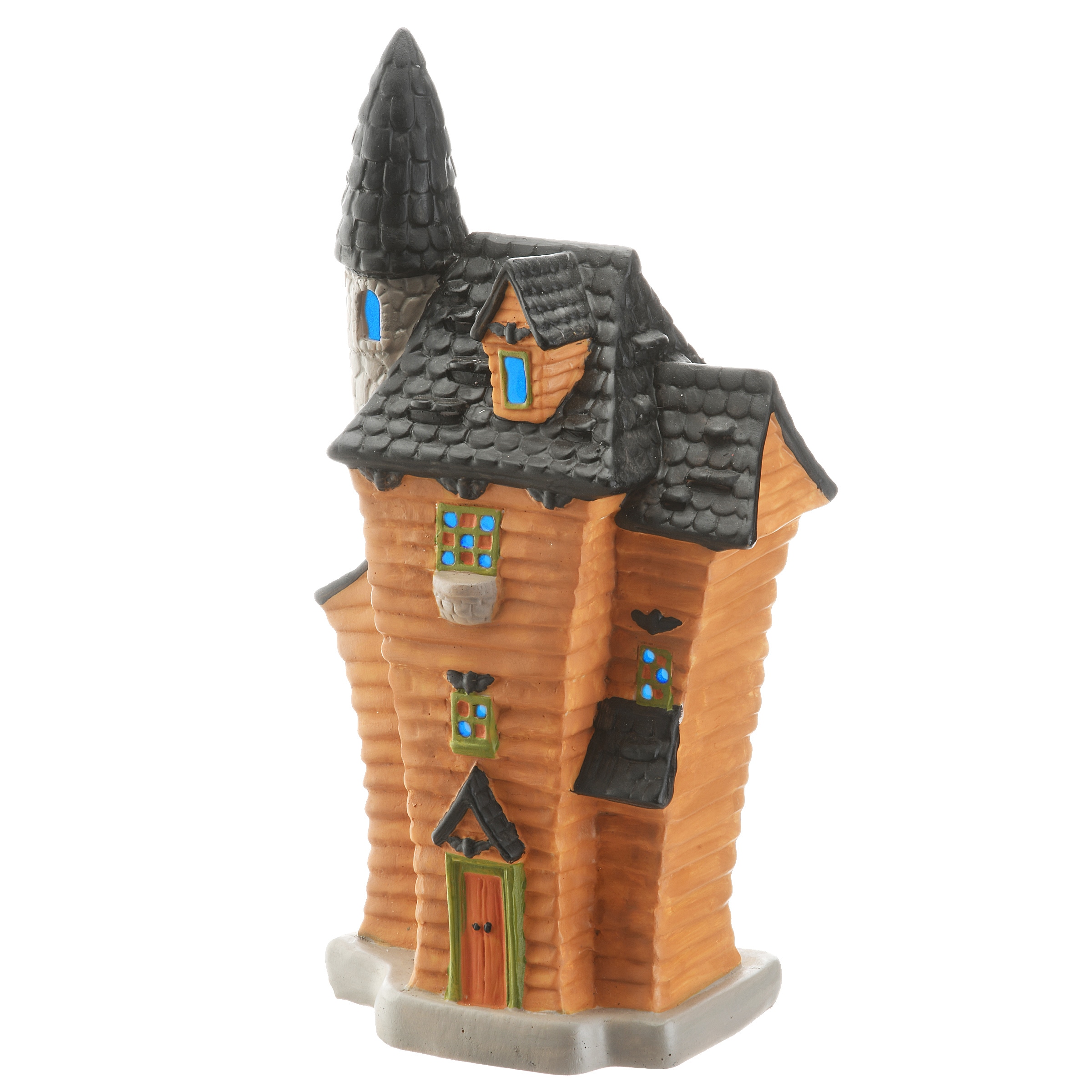 National Outdoor Living PG11-FJ80464-1 12-Inches Freestanding Lighted Haunted house Figurine Sculpture