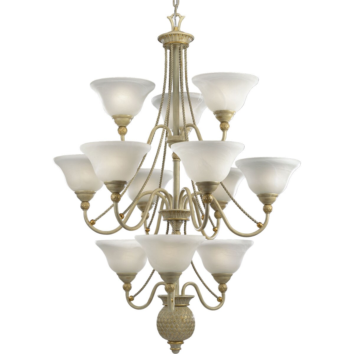 Progress Lighting P4122-42 Savannah Seabrook Coastal Chandelier