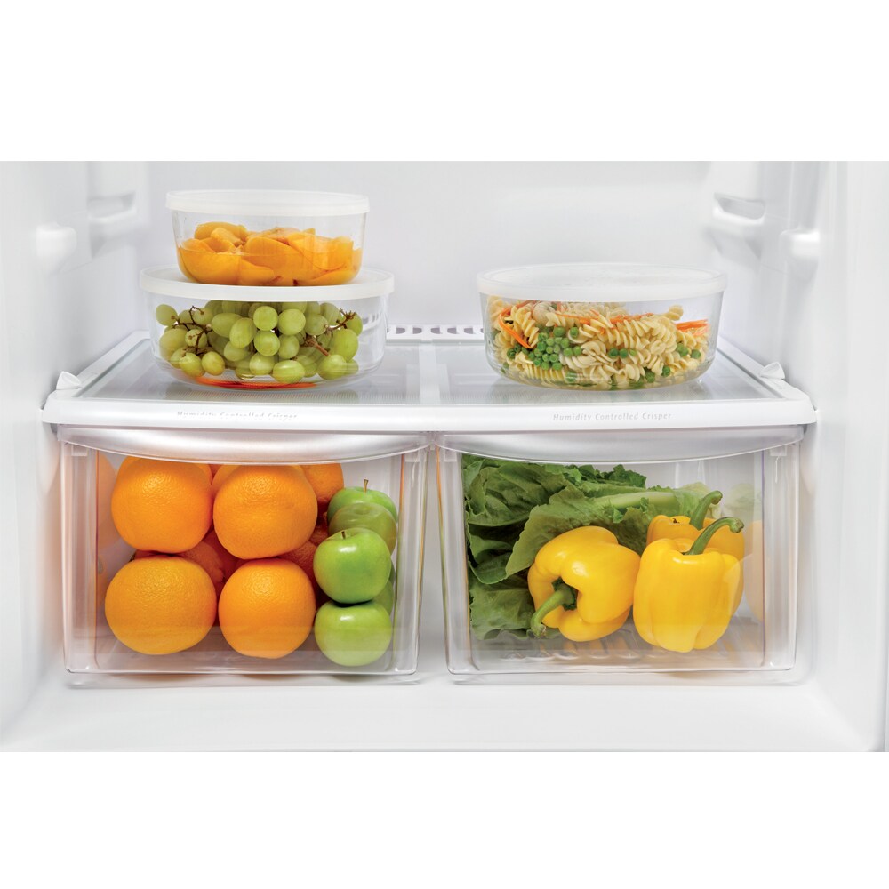 Frigidaire 18.2-cu ft Top-Freezer Refrigerator (Stainless Steel) at ...