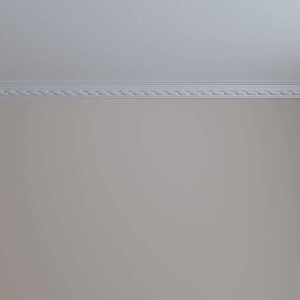 Valeriano White Polyurethane Crown Moulding 94.5"