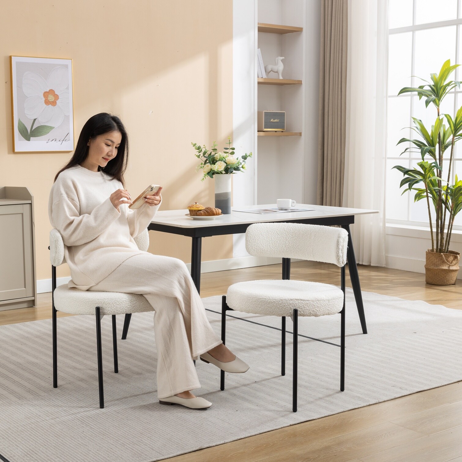 FlowLuxe 4L7A1UL9E1TY Dining-Chairs - View #5