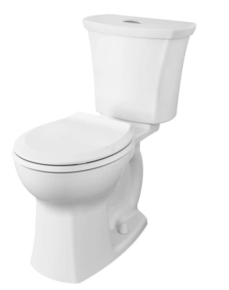 American Standard Edgemere White Dual Flush Elongated Chair Height Soft ...