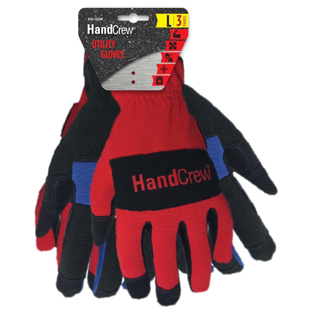 Professional Work Gloves for Construction Masonry Stone 3 Pack