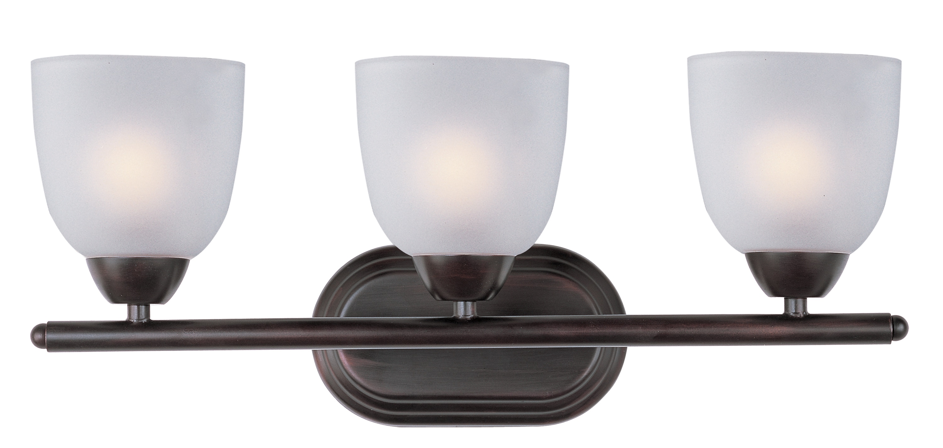 Maxim Lighting 11313FTOI Axis 21-in 3 -Light Oil-rubbed Bronze Modern/contemporary Vanity light