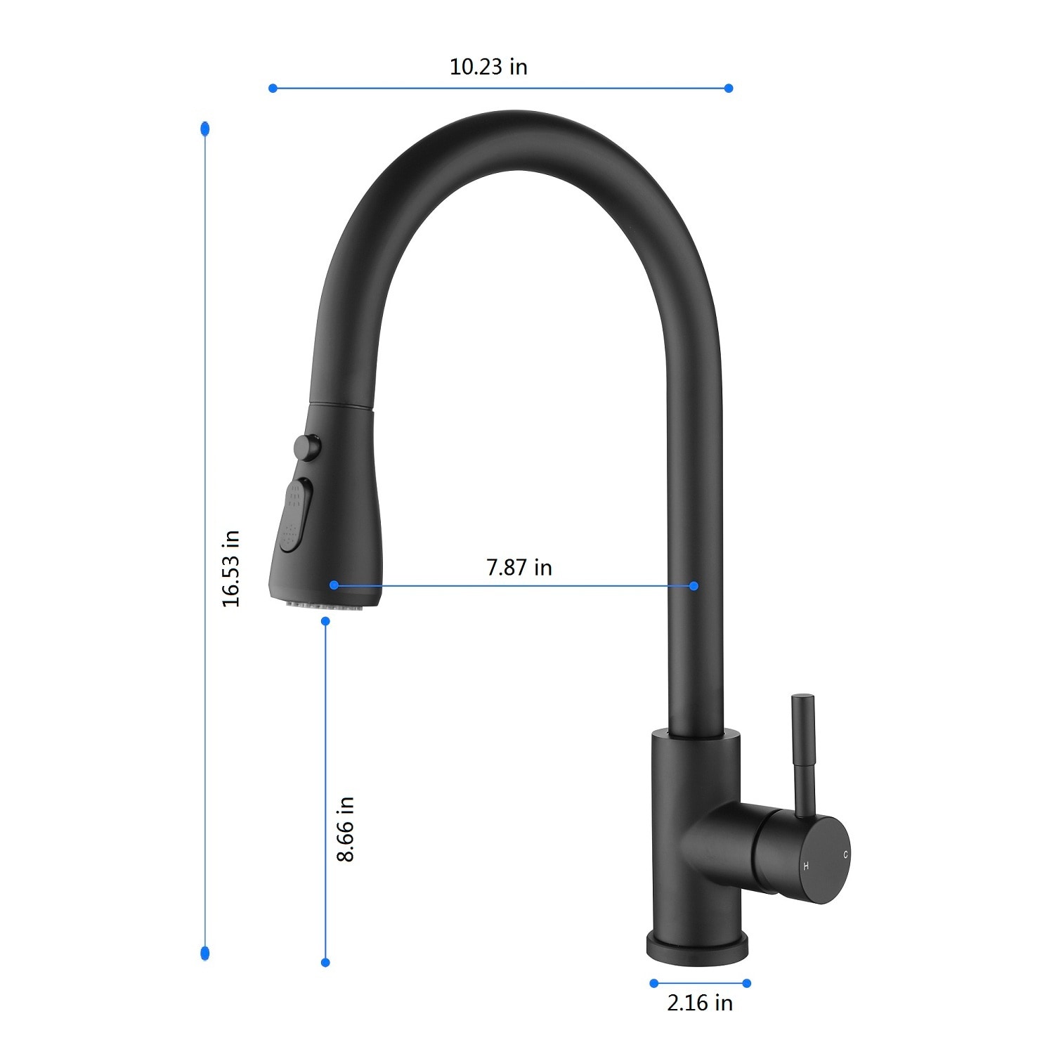 Lordear LD-SLC16088-ORB Kitchen-Faucets - View #5
