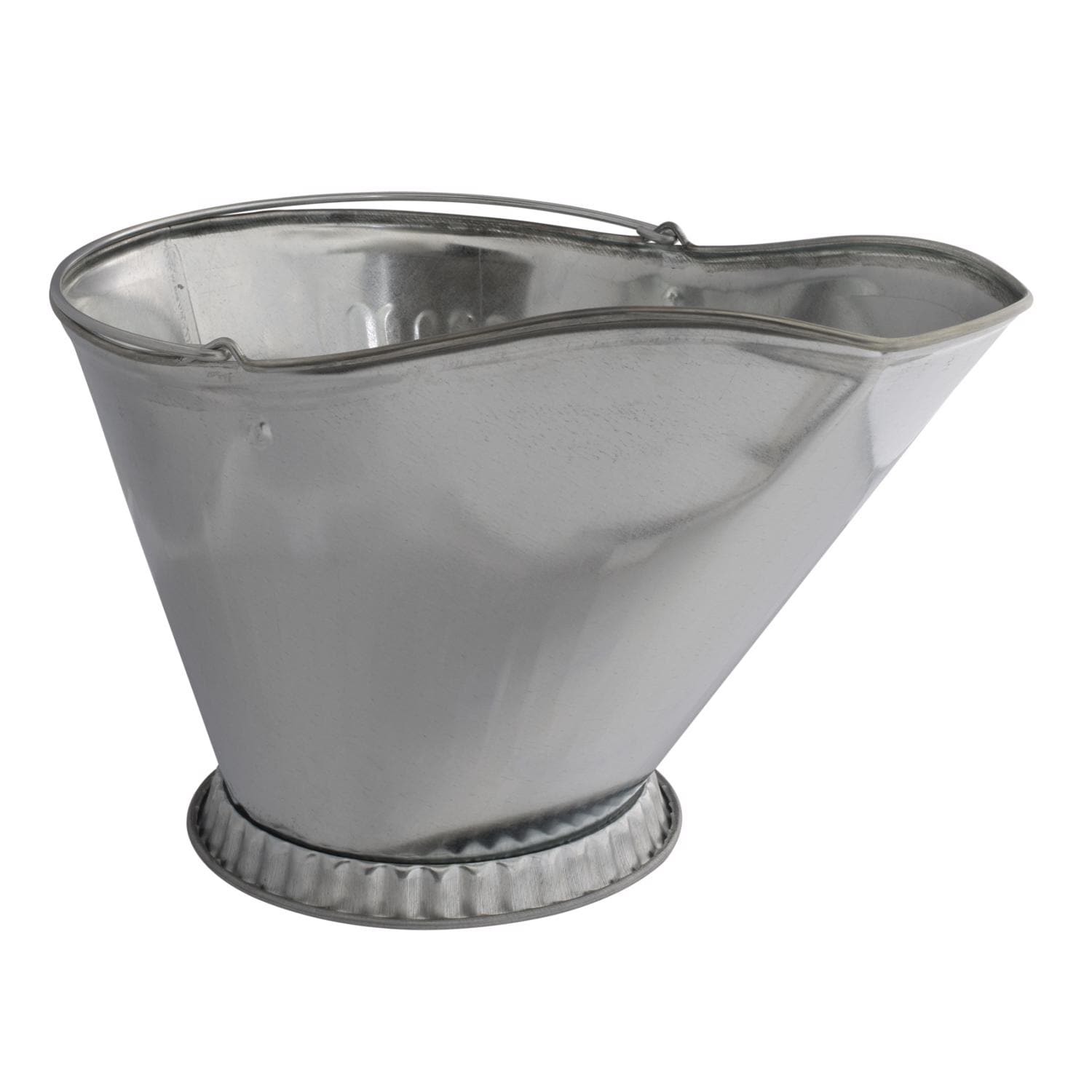 IMPERIAL  Silver Galvanized Steel Coal Hod (Pack 6)