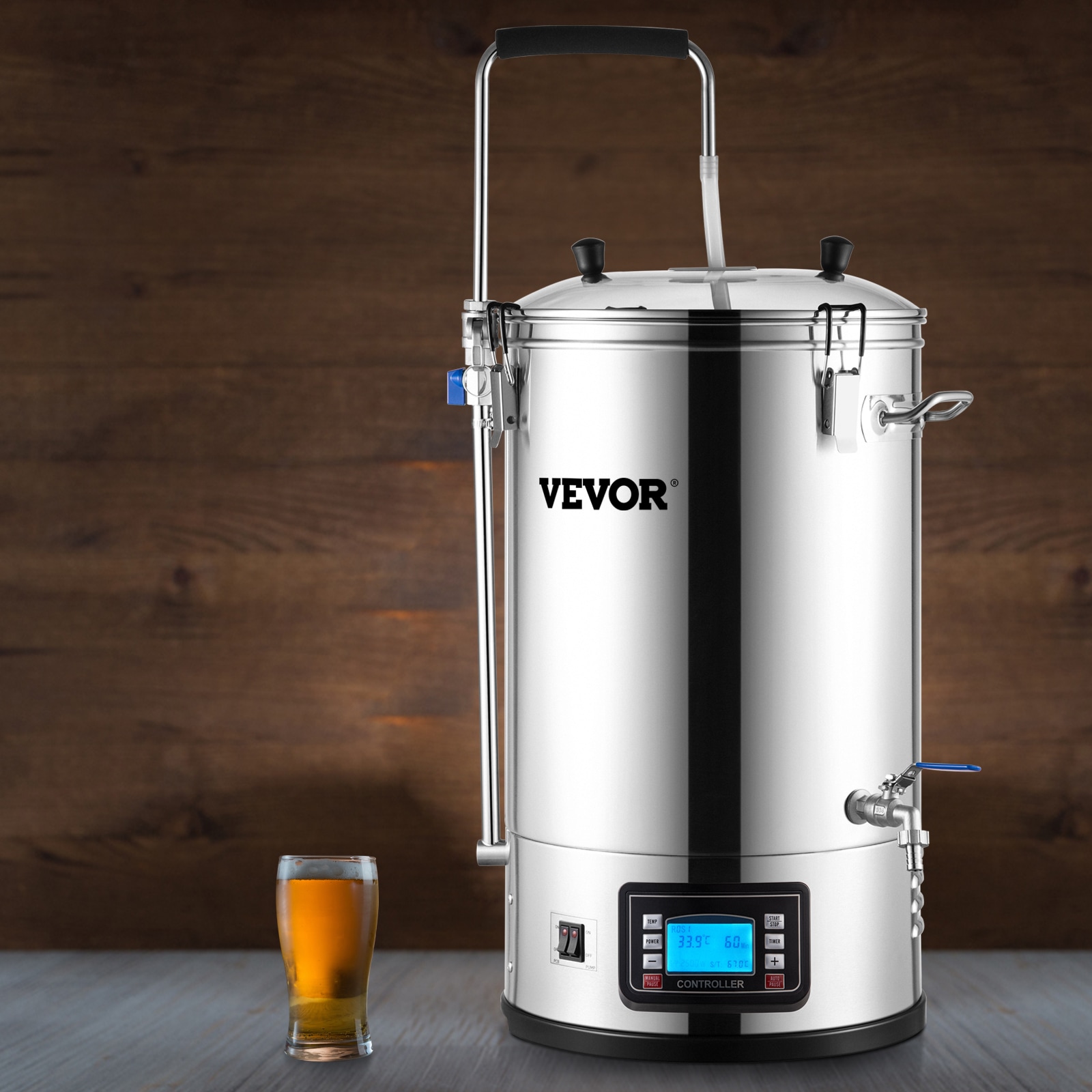 VEVOR 9.2 Gal Beer Brewing Machine and #65279, 304 Stainless Steel Plug Beer Brewing System PJNJQBXGM110V8Q06V1 Sansujyuku sansujyuku.com