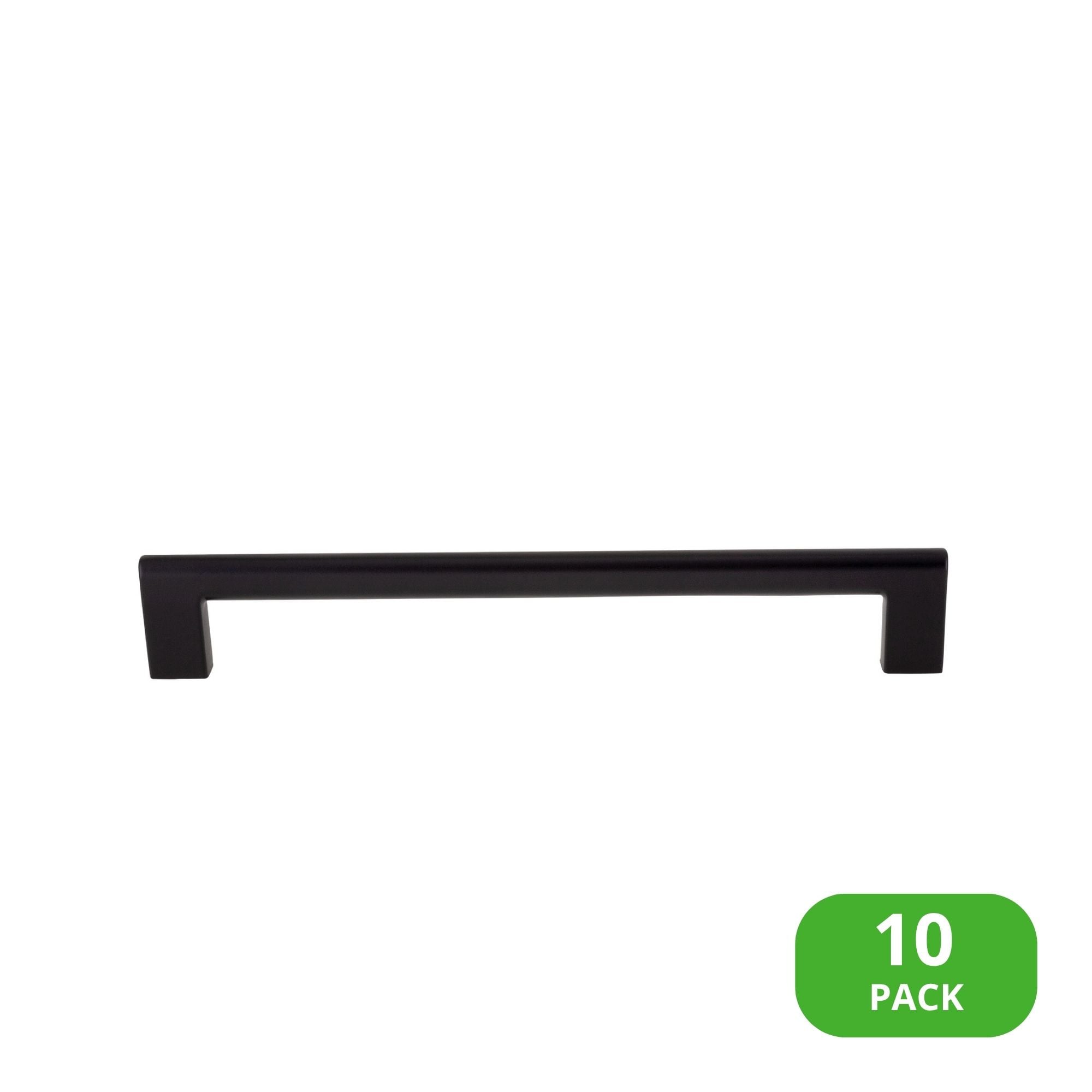 Sumner Street Home Hardware RL004937VP Vail 8-in , 203mm Center to Center Matte Black Cylindrical Bar 10 -Pack