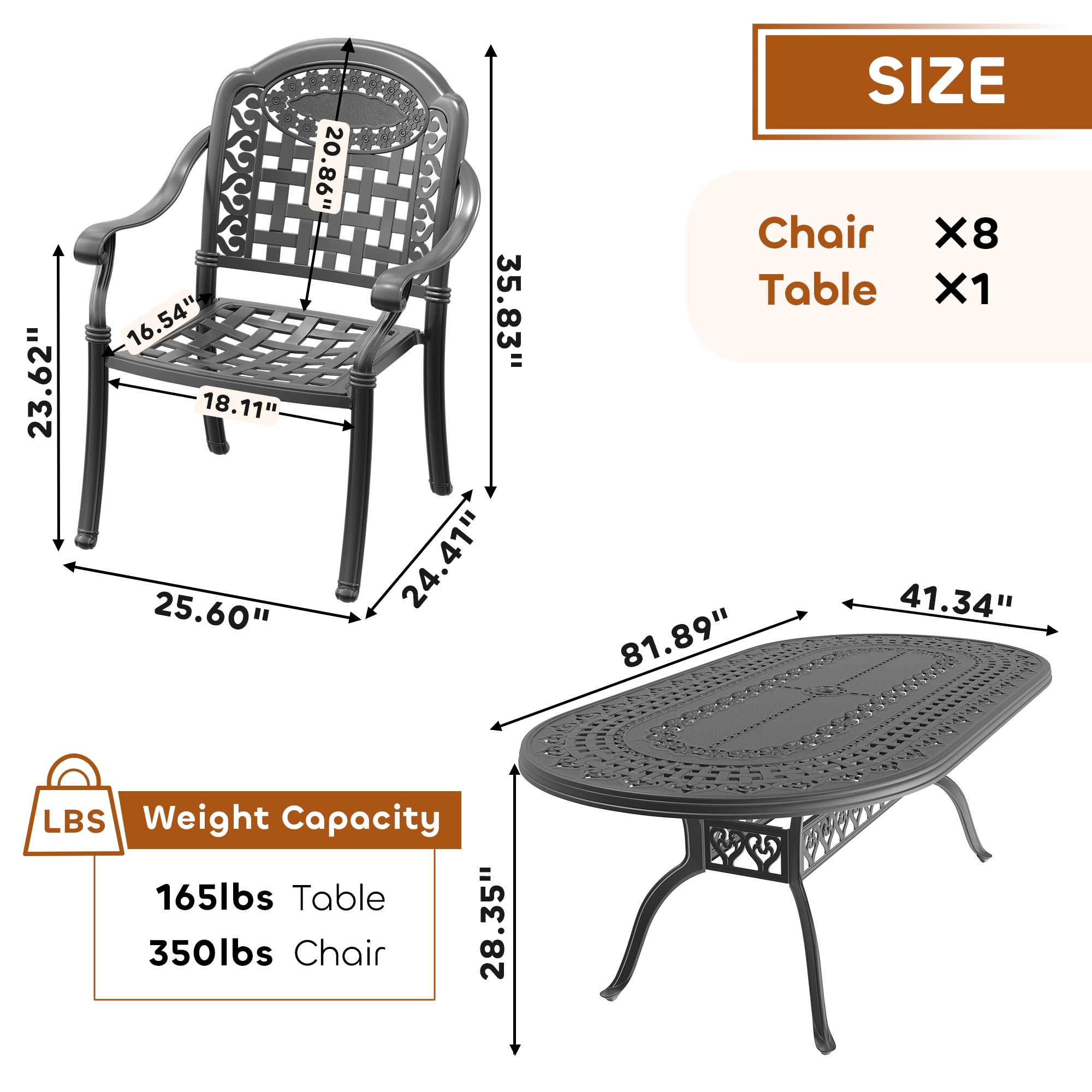 nicesure SLBK6012CZ8A1117RC Patio-Dining-Sets - View #9