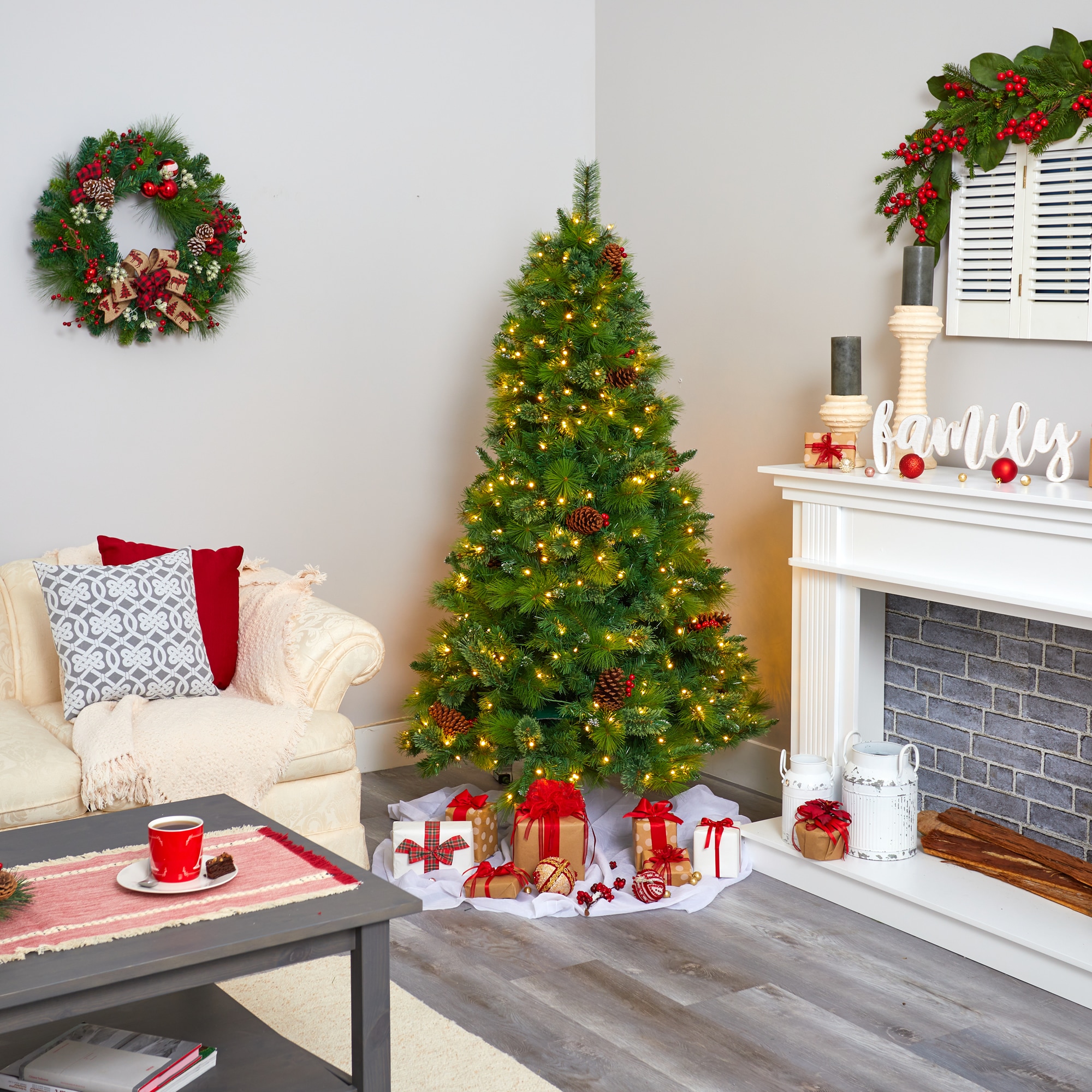 Nearly Natural T1622 Artificial-Christmas-Trees - View #7