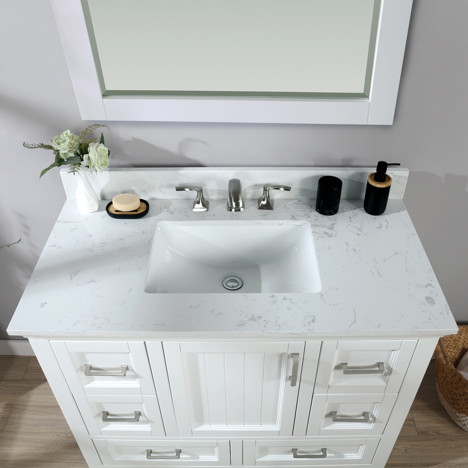 Altair 538042-WH-AW Bath-Vanity-Combo - View #2