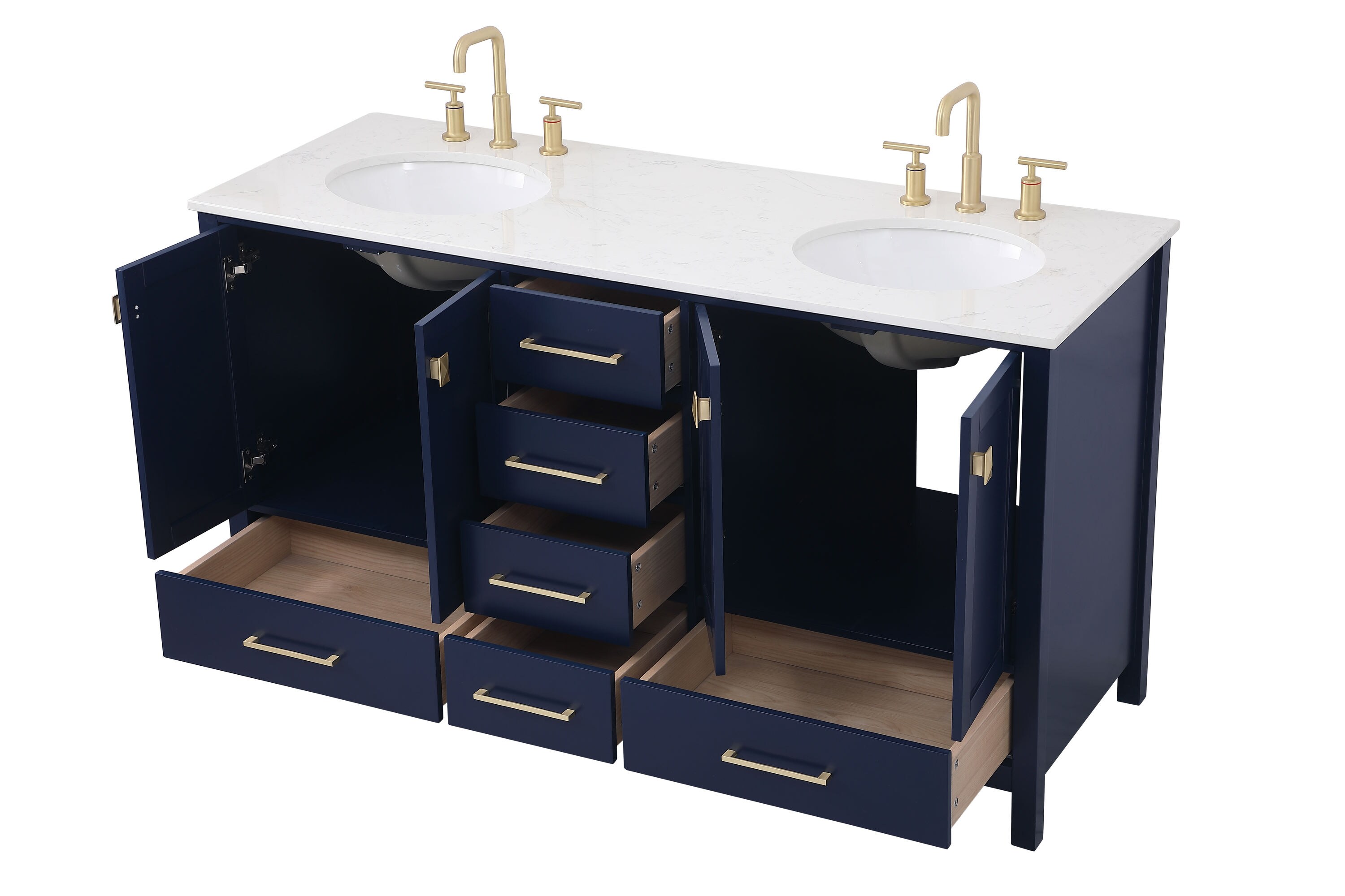 Elegant Decor FI56460DBL Bath-Vanity-Combo - View #5