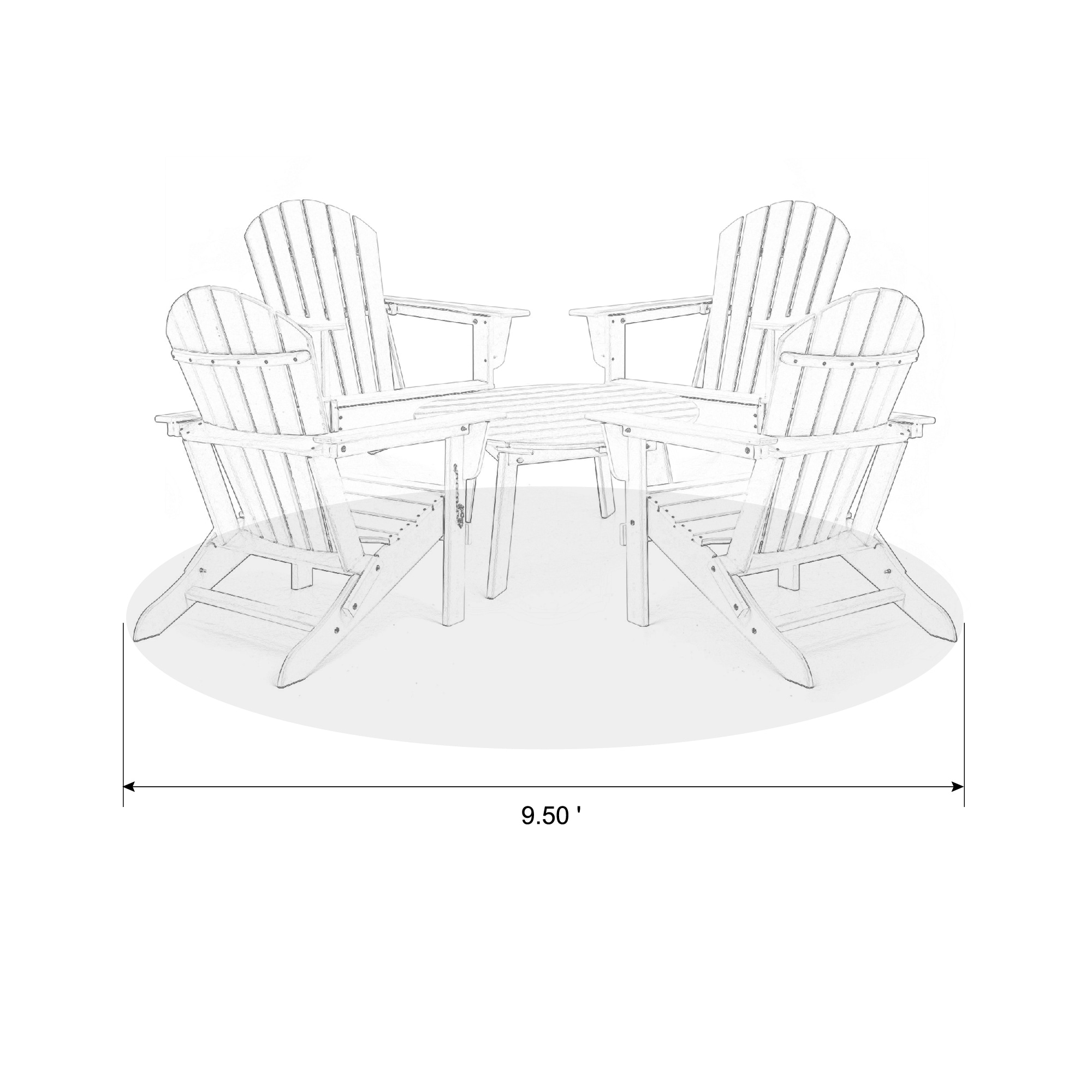 Glitzhome 2022200067 Patio-Conversation-Sets - View #5