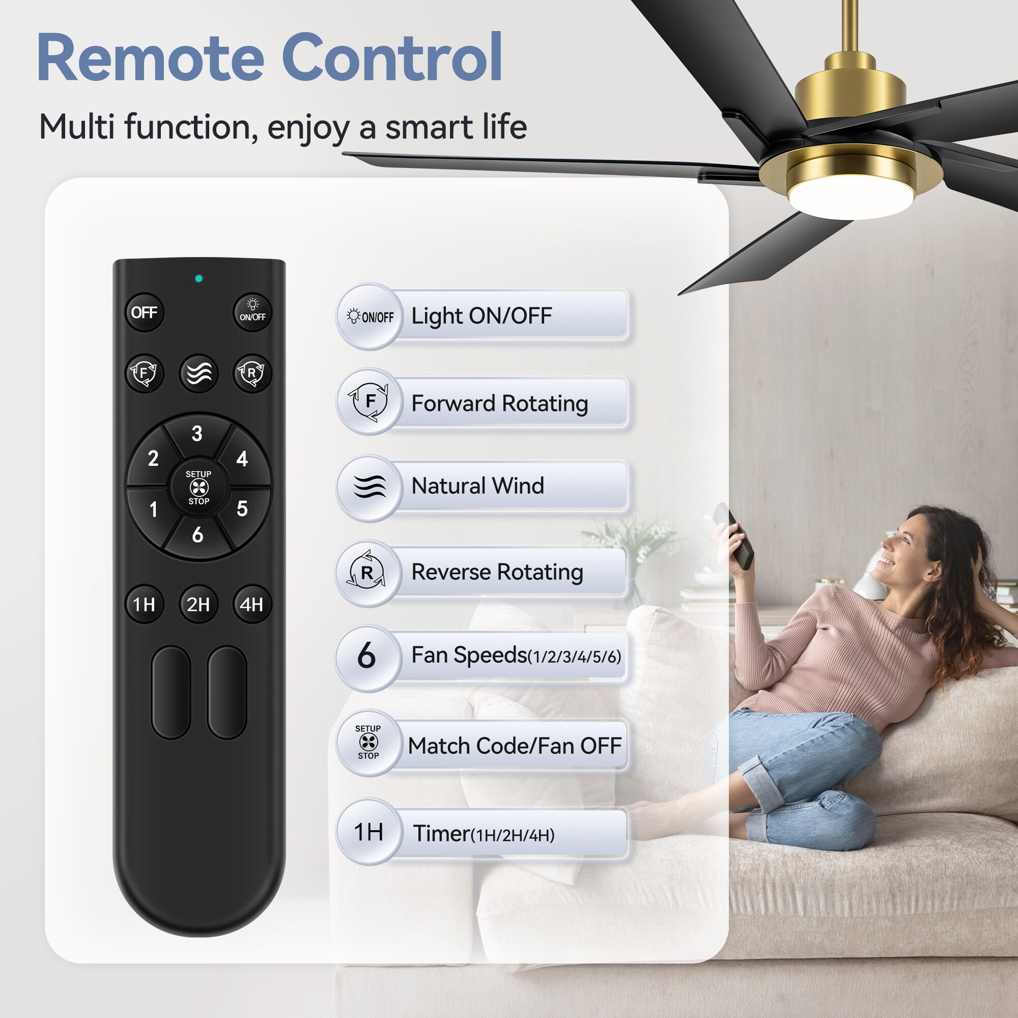 Breezary 30044-GB Ceiling-Fans - View #8