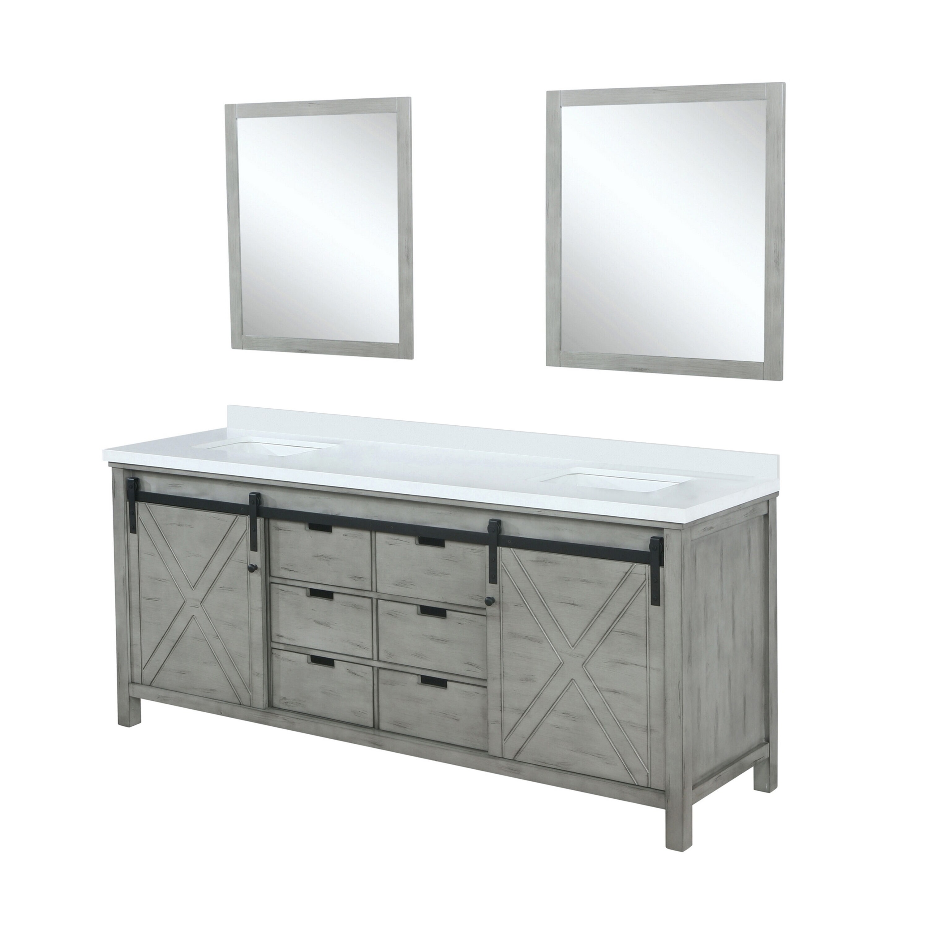 Lexora LVM84DH310 Bath-Vanity-Combo - View #3